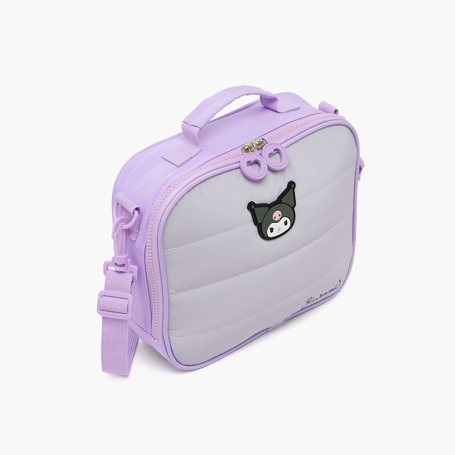شنطة غداء بسحاب إغلاق وزينة كورومي للبنات بعمر 8-12 سنة من سانريو-school-lunchessentials-lunchbags-image-2