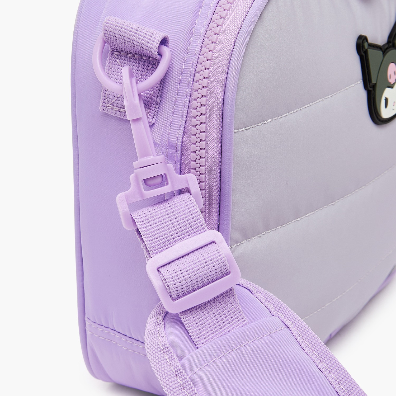 شنطة غداء بسحاب إغلاق وزينة كورومي للبنات بعمر 8-12 سنة من سانريو-school-lunchessentials-lunchbags-image-5
