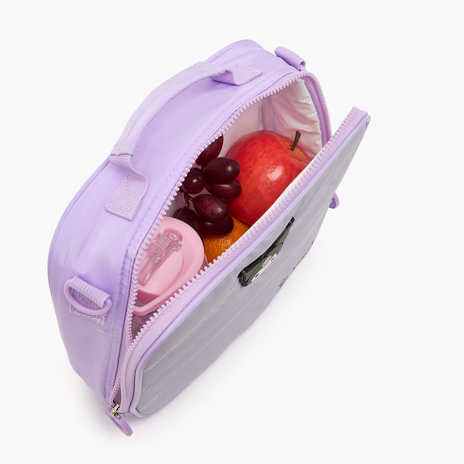 شنطة غداء بسحاب إغلاق وزينة كورومي للبنات بعمر 8-12 سنة من سانريو-school-lunchessentials-lunchbags-image-4