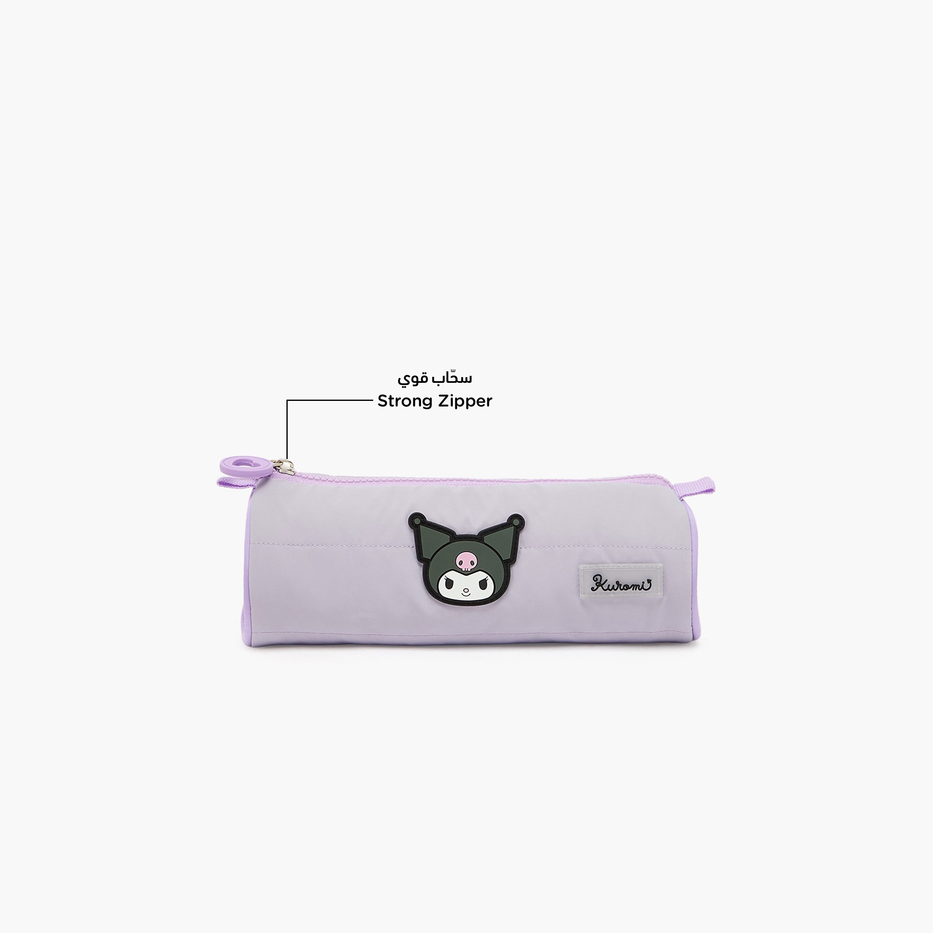 Sanrio Kuromi Pencil Pouch with Zip Closure-school-stationery-pencilcases-image-2