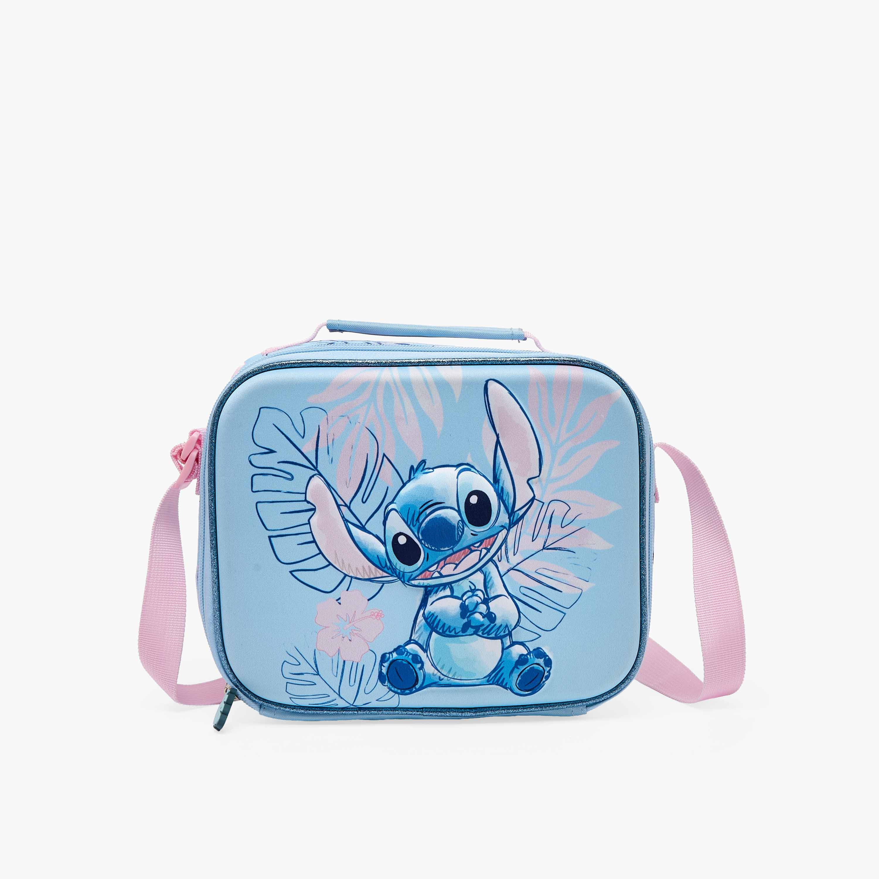 طقم شنطة ترولي مدرسية وشنطة غداء بطبعات ستيتش للبنات بعمر 2-5 سنوات من ديزني-school-bagsandbackpacks-trolleybags-image-13