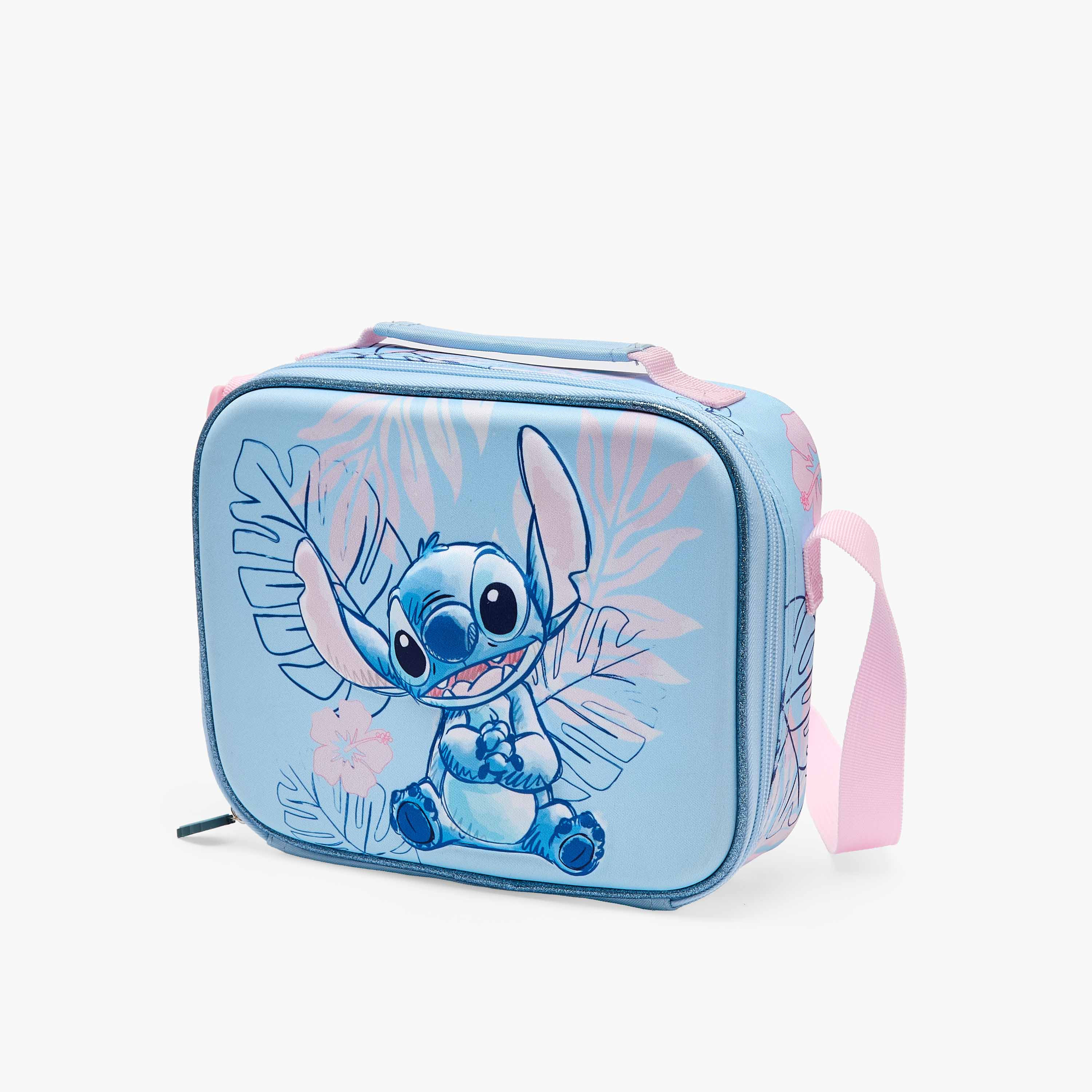 طقم شنطة ترولي مدرسية وشنطة غداء بطبعات ستيتش للبنات بعمر 2-5 سنوات من ديزني-school-bagsandbackpacks-trolleybags-image-14