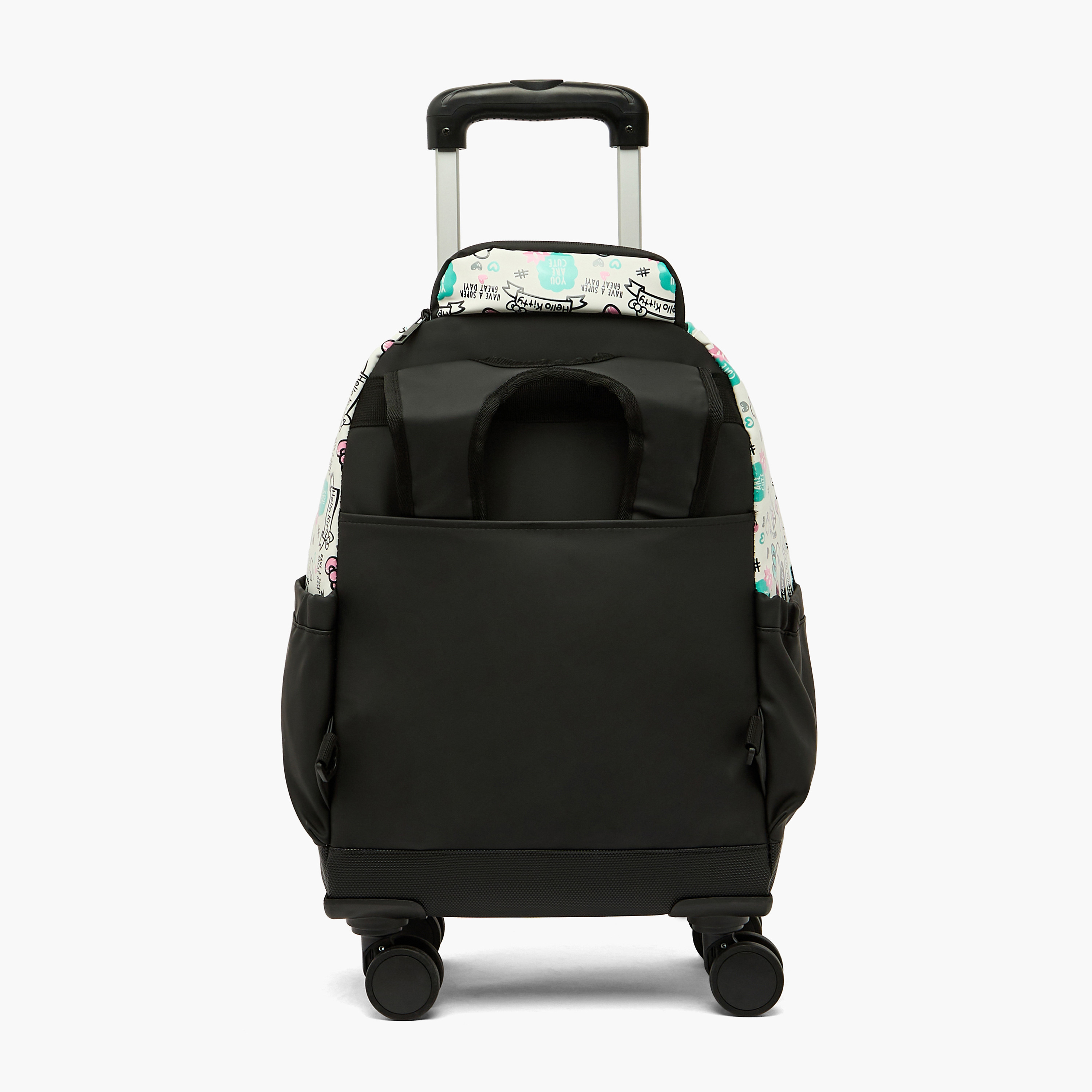 Sanrio Hello Kitty Print Trolley Bag for Girls 8-12 Years Retractable Handle - 16 inches-school-bagsandbackpacks-trolleybags-image-11