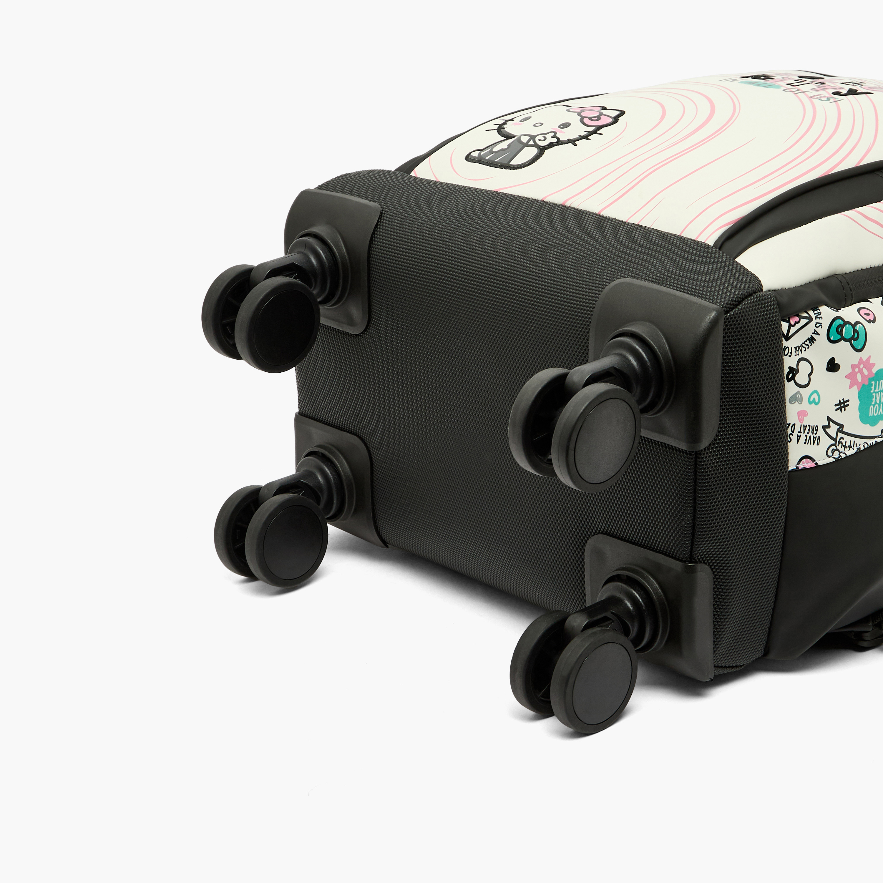 Sanrio Hello Kitty Print Trolley Bag for Girls 8-12 Years Retractable Handle - 16 inches-school-bagsandbackpacks-trolleybags-image-13