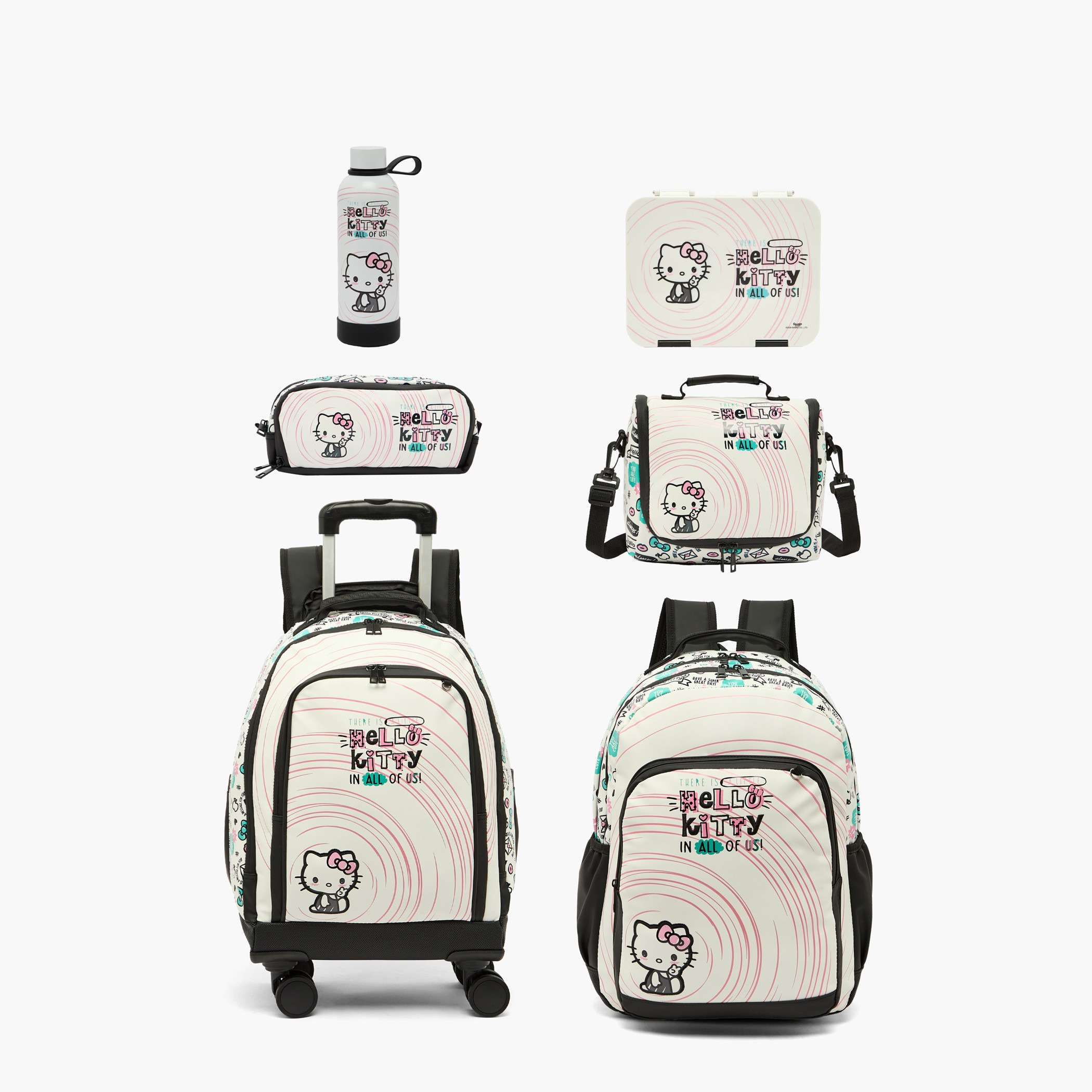 Sanrio Hello Kitty Print Backpack for Girls 8-12 Years with Laptop Compartment - 17 inches-school-bagsandbackpacks-backpacks-image-12