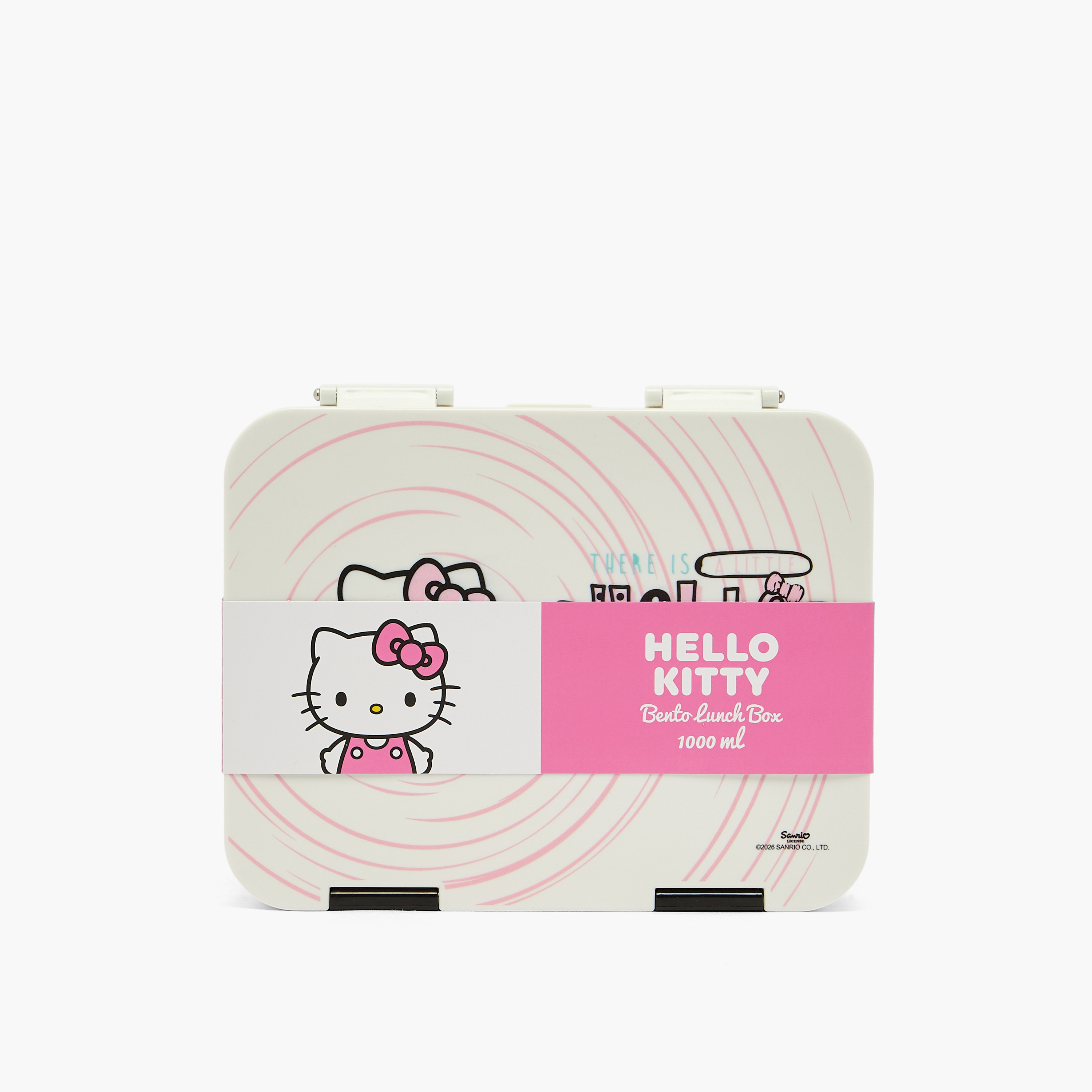 Sanrio Hello Kitty Print Bento Lunch Box for Girls with Clip Lock Lid - 1 L-school-lunchessentials-lunchboxes-image-10