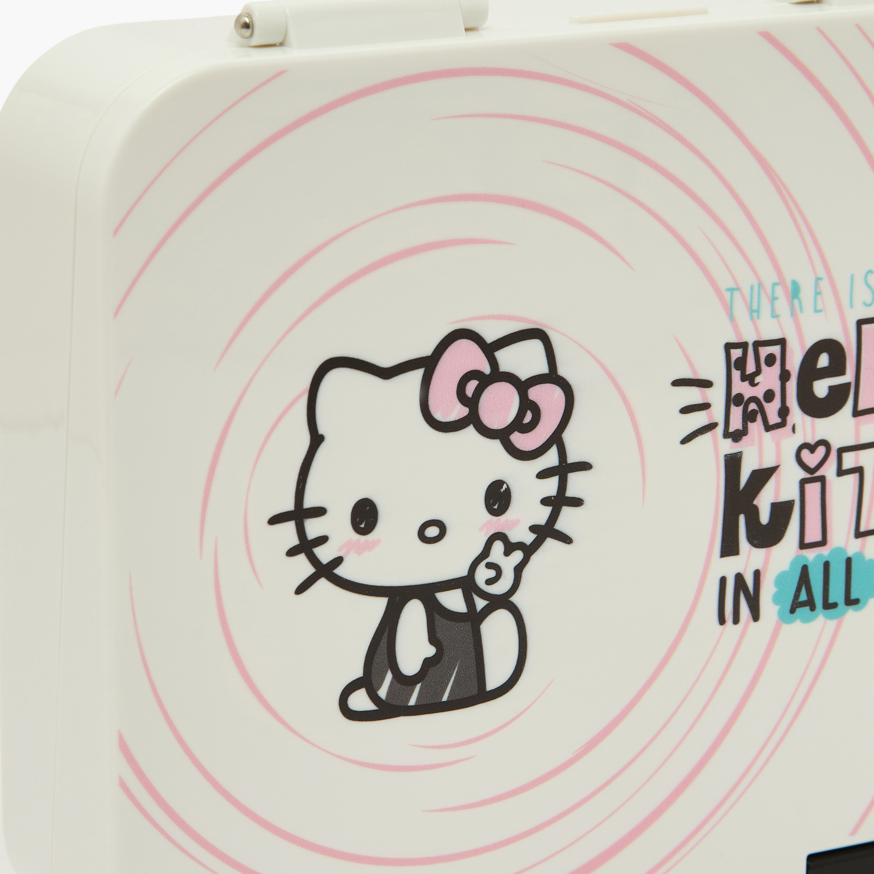 Sanrio Hello Kitty Print Bento Lunch Box for Girls with Clip Lock Lid - 1 L-school-lunchessentials-lunchboxes-image-4