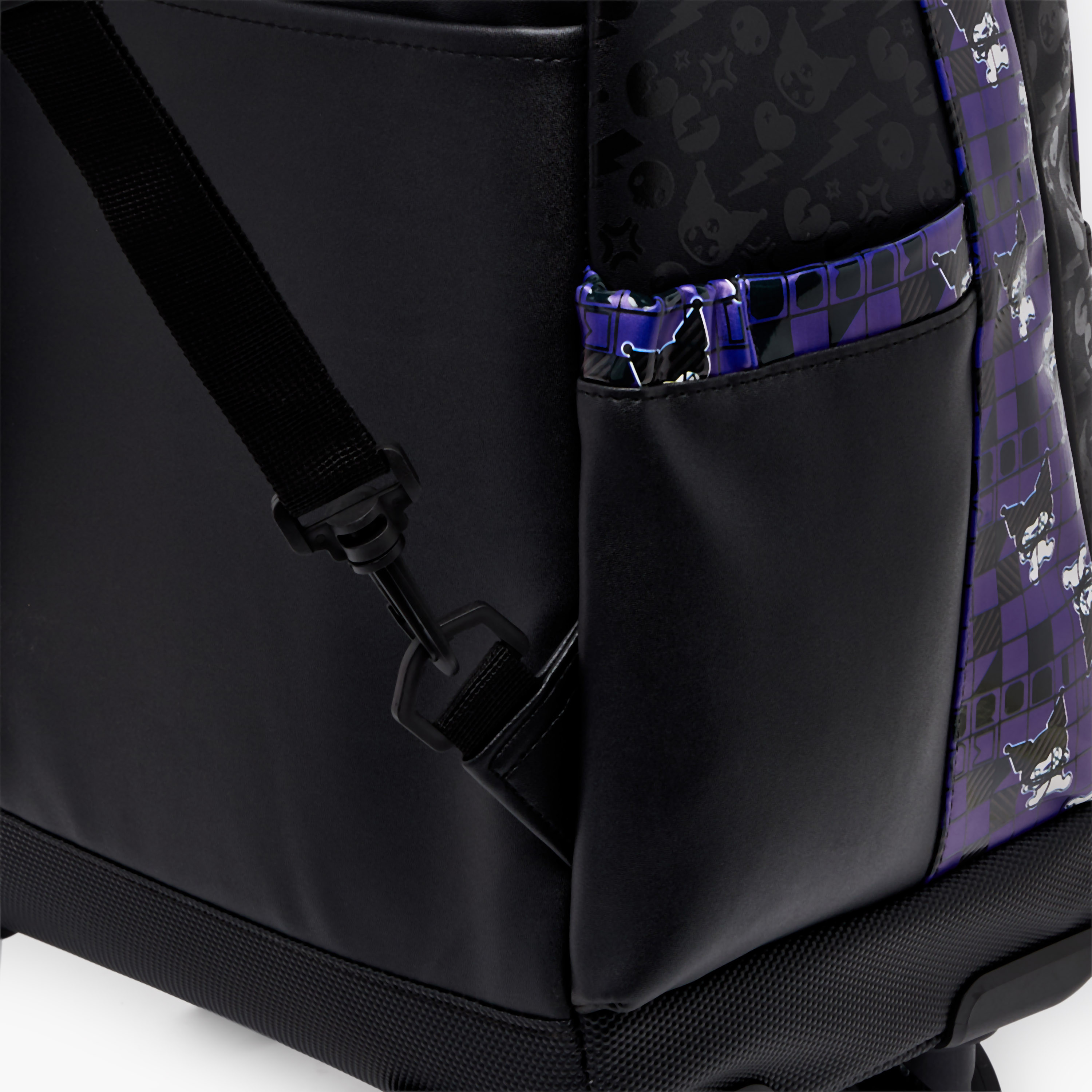 Sanrio Kuromi Print Trolley Bag for Girls 8-12 Years with Durable Wheels - 18 inches-school-bagsandbackpacks-trolleybags-image-13