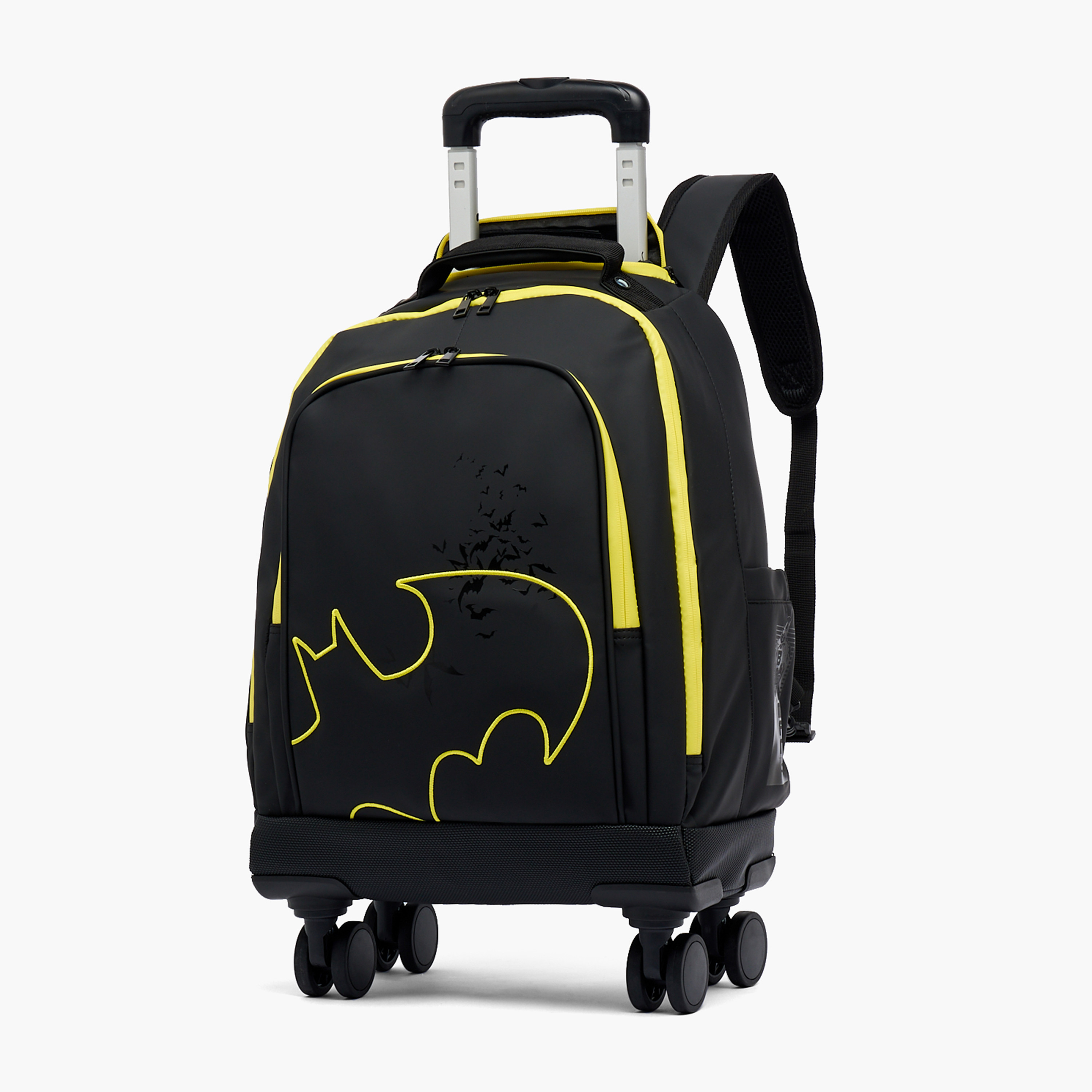 Batman Trolley Bag for Boys 8-12 Years with Retractable Handle - 16 inches-school-bagsandbackpacks-trolleybags-image-7