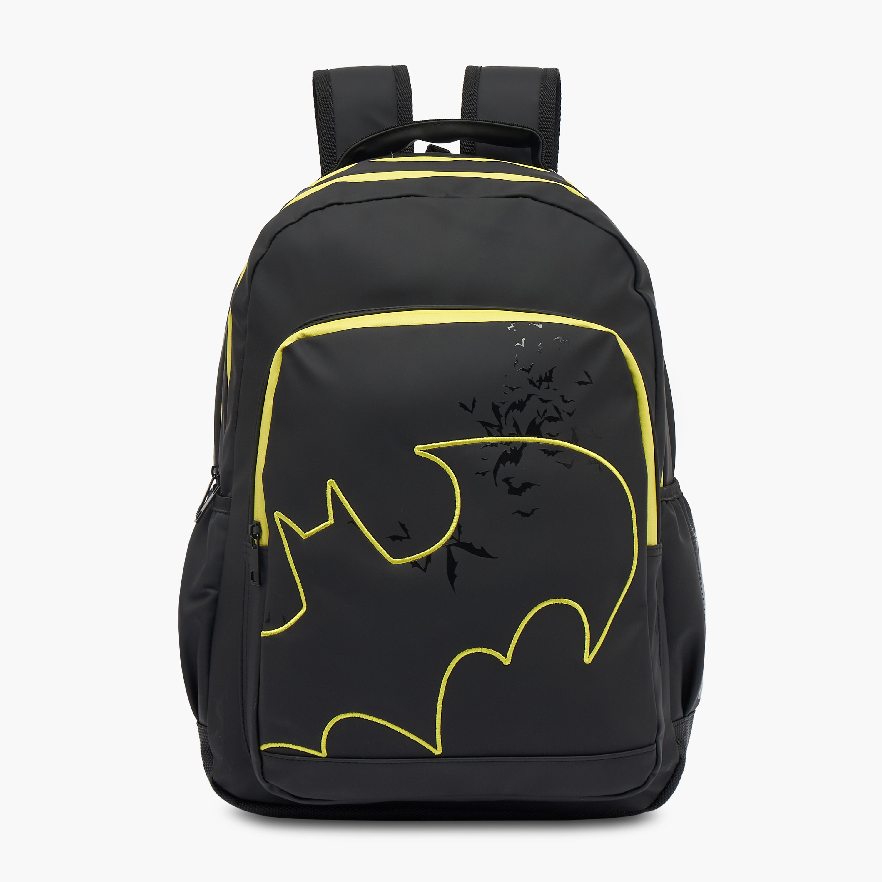 Batman Embroidered Backpack for Boys 8-12 Years with Padded Straps - 17 inches-school-bagsandbackpacks-backpacks-image-1
