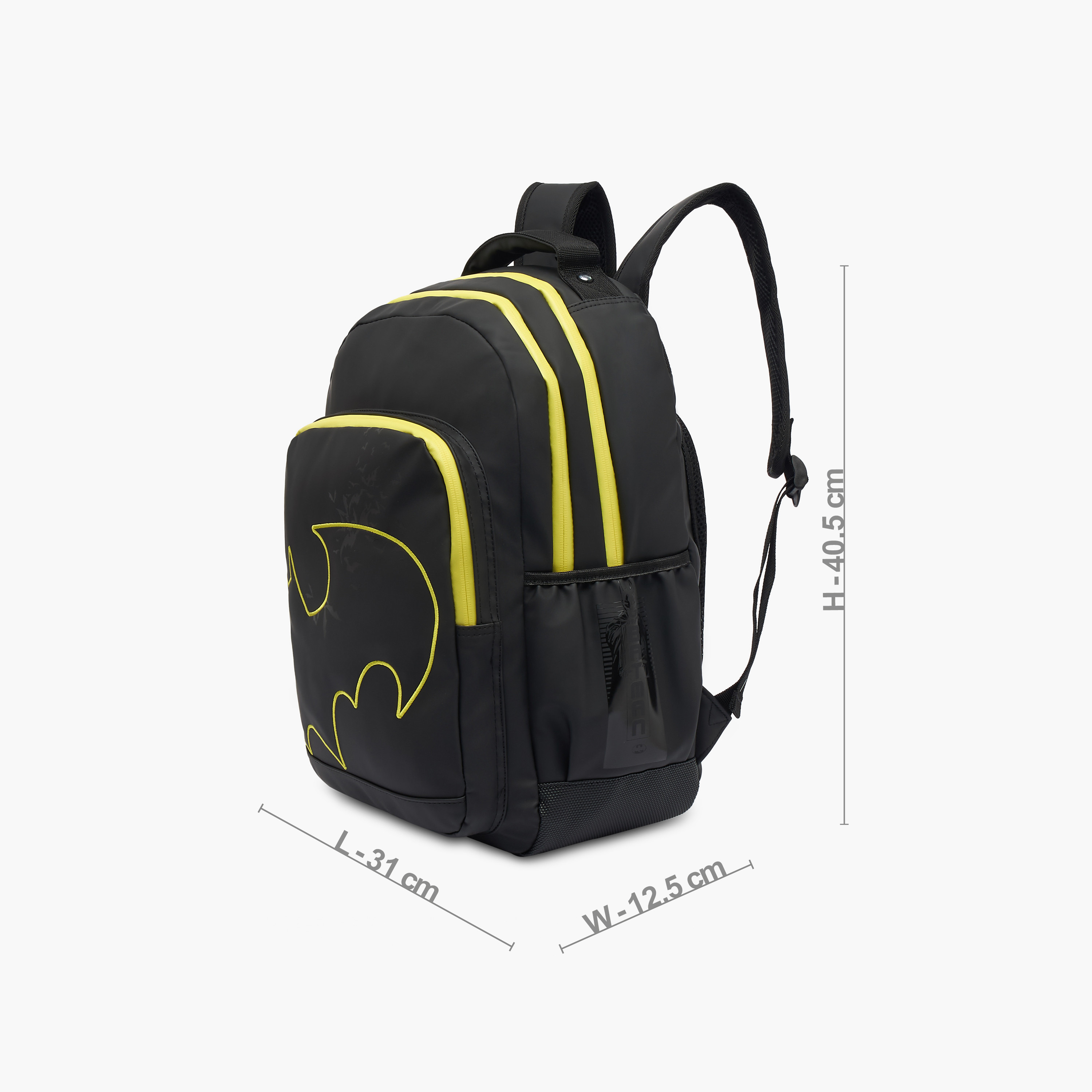 Batman Embroidered Backpack for Boys 8-12 Years with Padded Straps - 17 inches-school-bagsandbackpacks-backpacks-image-7