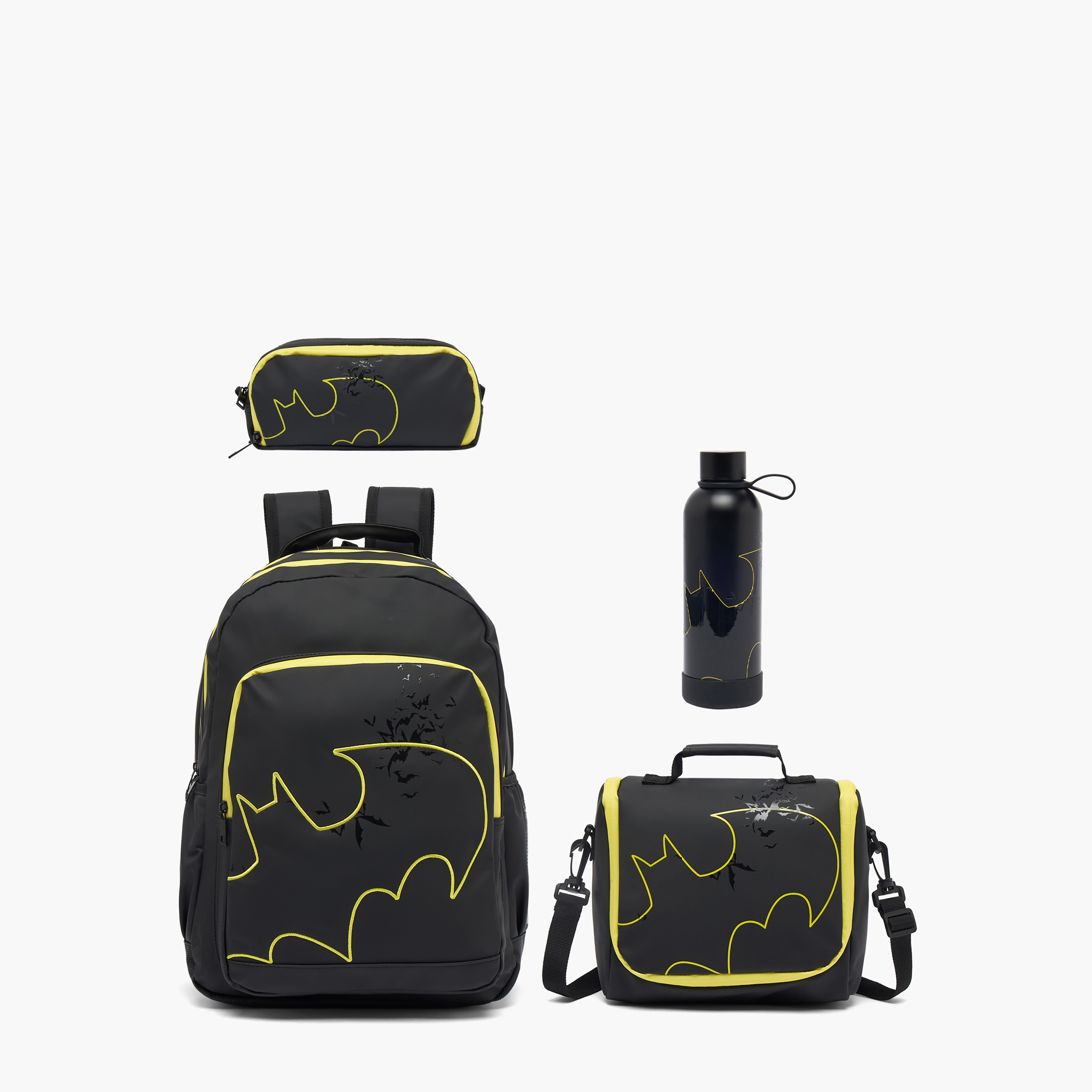 Batman Print Lunch Bag for Boys 8-12 Years with Insulation-school-lunchessentials-lunchbags-image-10