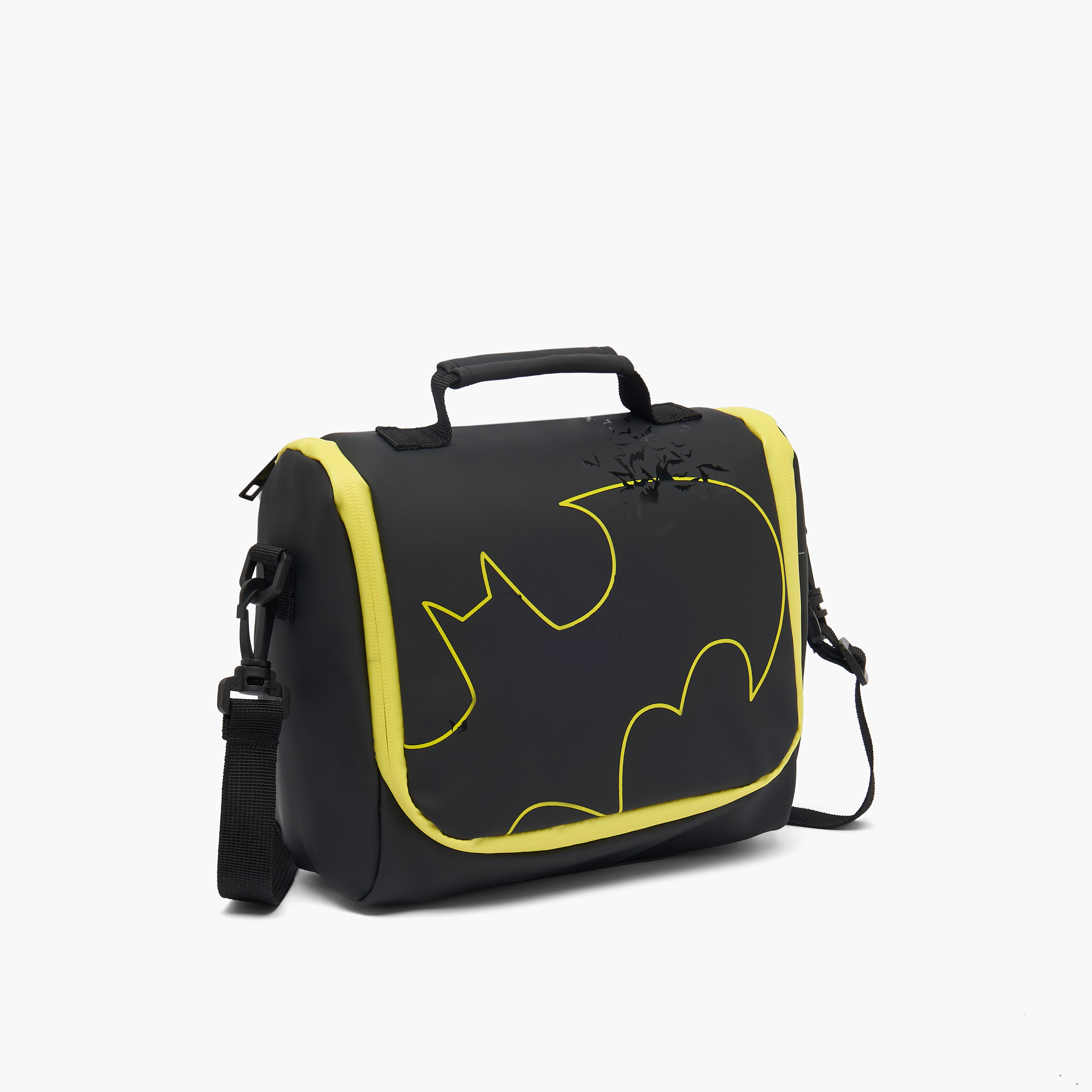 Batman Print Lunch Bag for Boys 8-12 Years with Insulation-school-lunchessentials-lunchbags-image-2