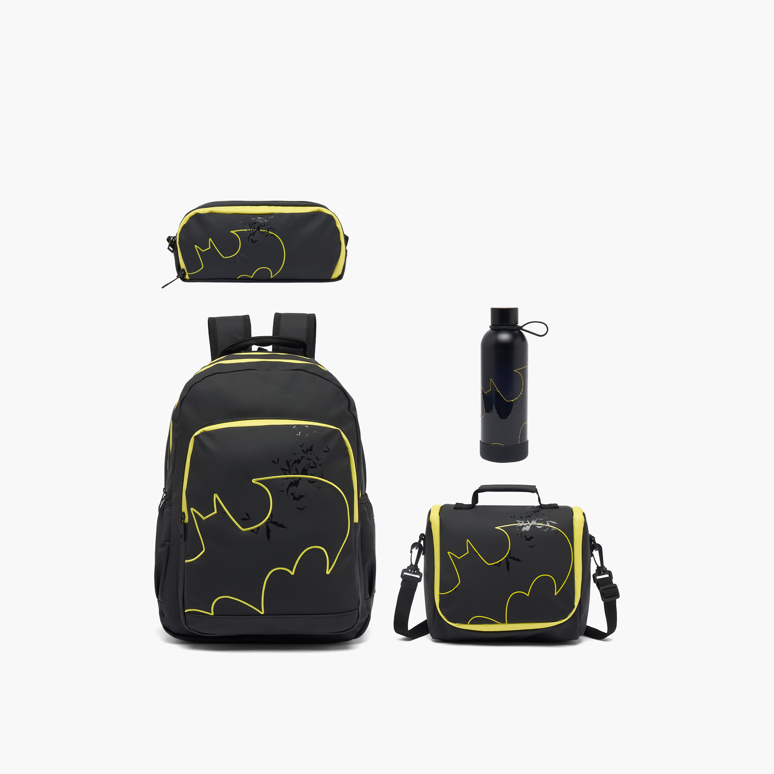 Batman Print Lunch Bag for Boys 8-12 Years with Insulation-school-lunchessentials-lunchbags-image-9