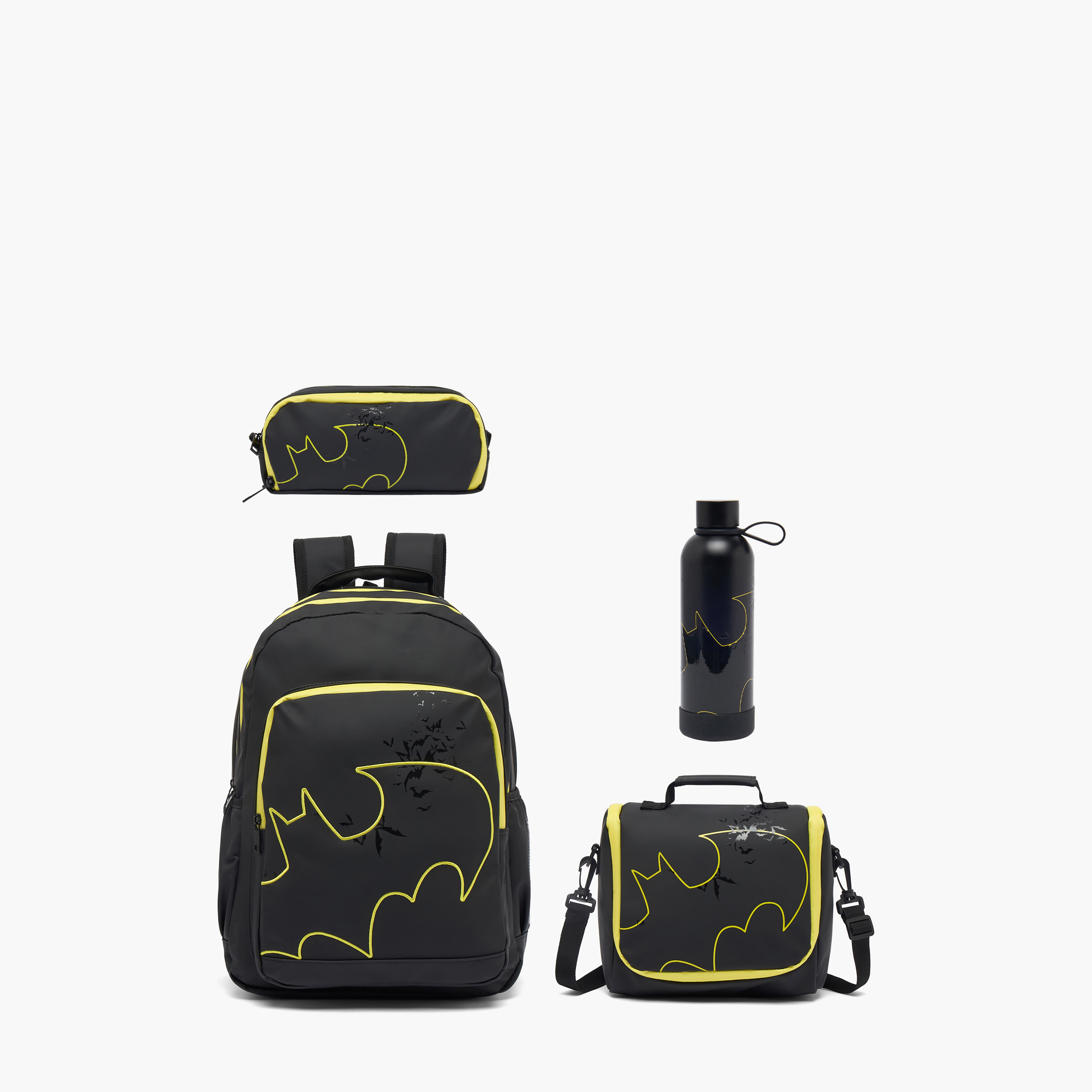 مقلمة بثلاثة أقسام وطبعات باتمان-school-stationery-pencilcases-image-8