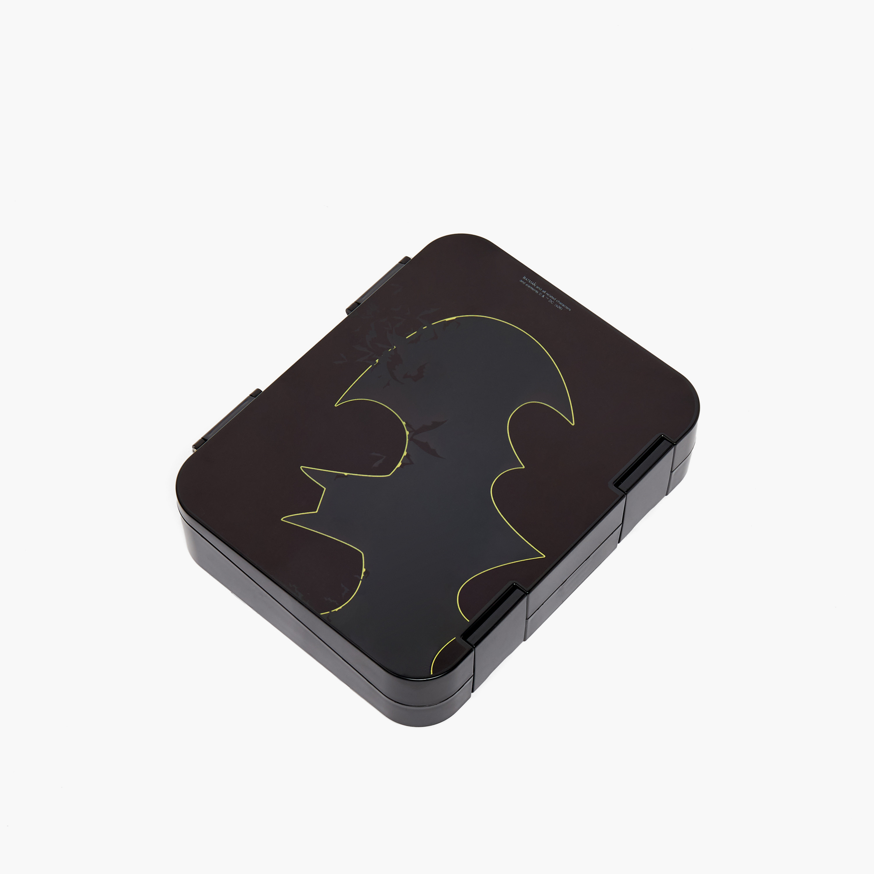 صندوق غداء بينتو بطبعات باتمان بغطاء بقفل إغلاق للأولاد - 1 لتر-school-lunchessentials-lunchboxes-image-1