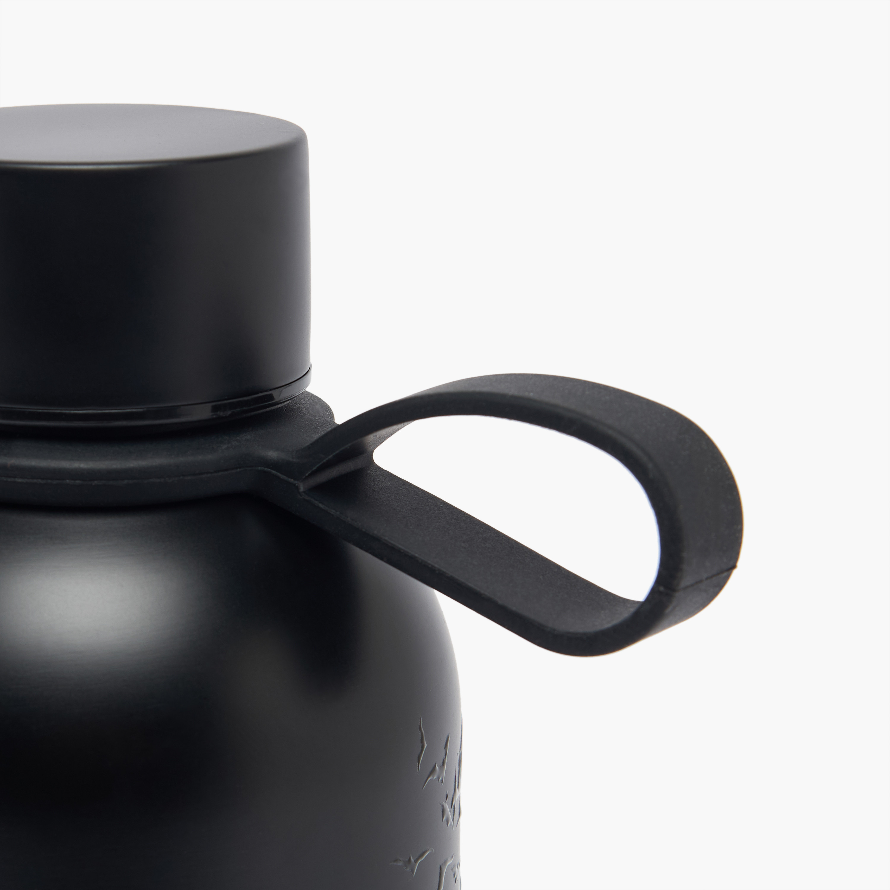 قارورة مياه ستانلس ستيل بفوهة واسعة ومقبض حمل وطبعات باتمان-school-waterbottles-image-4