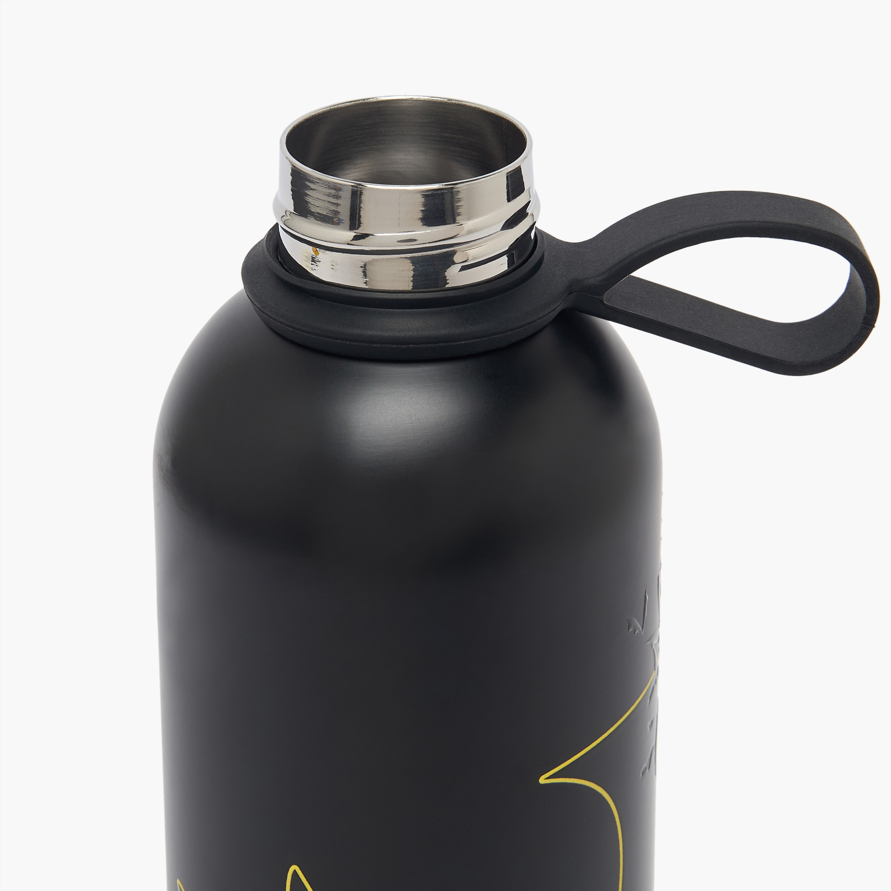 قارورة مياه ستانلس ستيل بفوهة واسعة ومقبض حمل وطبعات باتمان-school-waterbottles-image-5