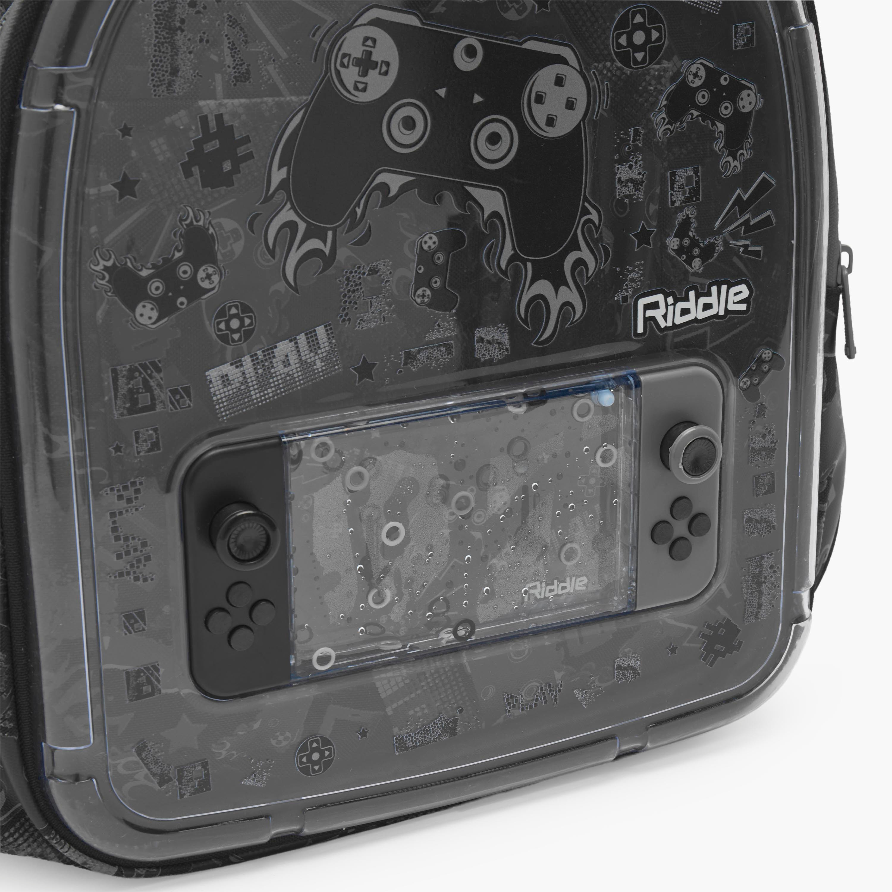 Riddle Game Print Backpack for Boys 5-8 Years with Padded Back-school-bagsandbackpacks-backpacks-image-4