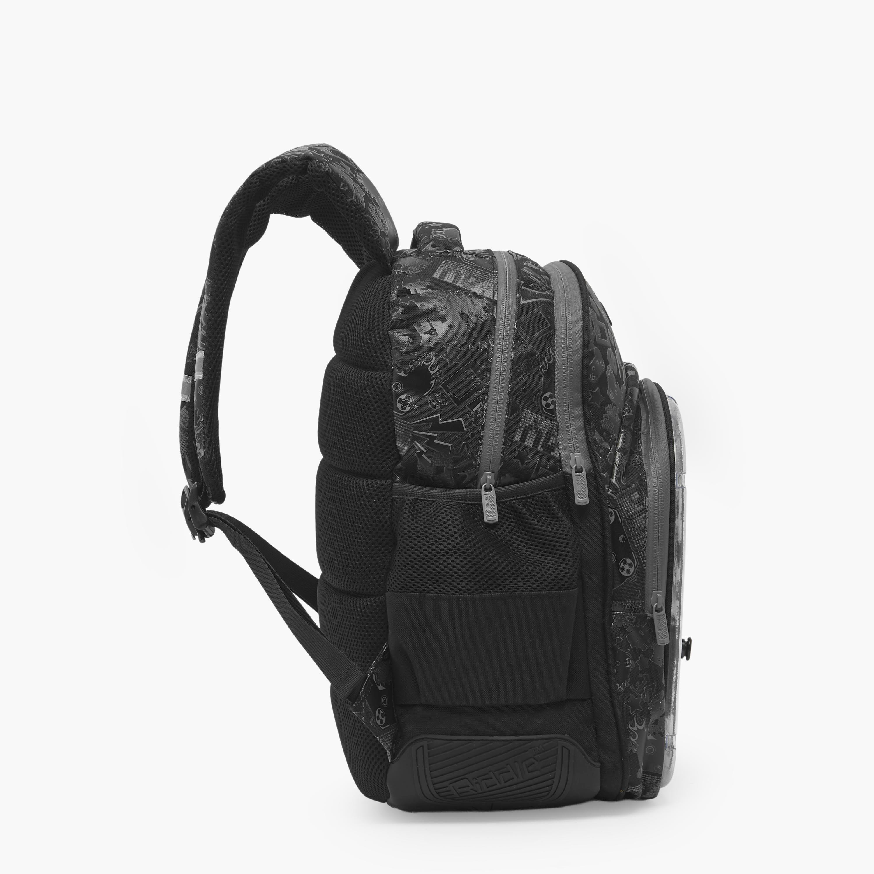 Riddle Game Print Backpack for Boys 5-8 Years with Padded Back-school-bagsandbackpacks-backpacks-image-7