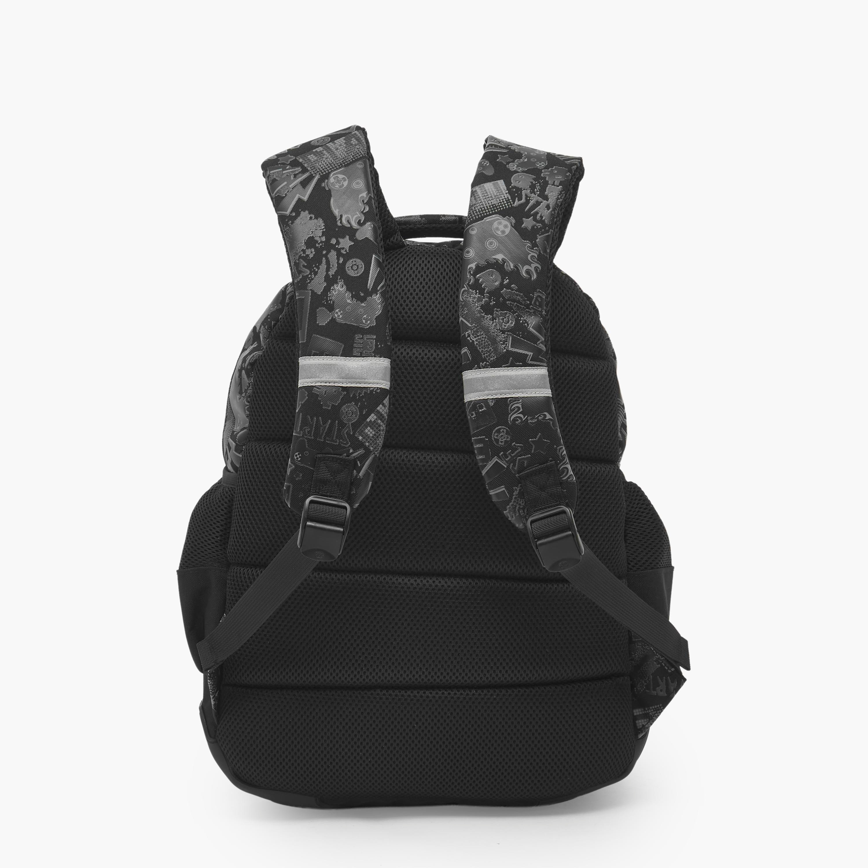 Riddle Game Print Backpack for Boys 5-8 Years with Padded Back-school-bagsandbackpacks-backpacks-image-8