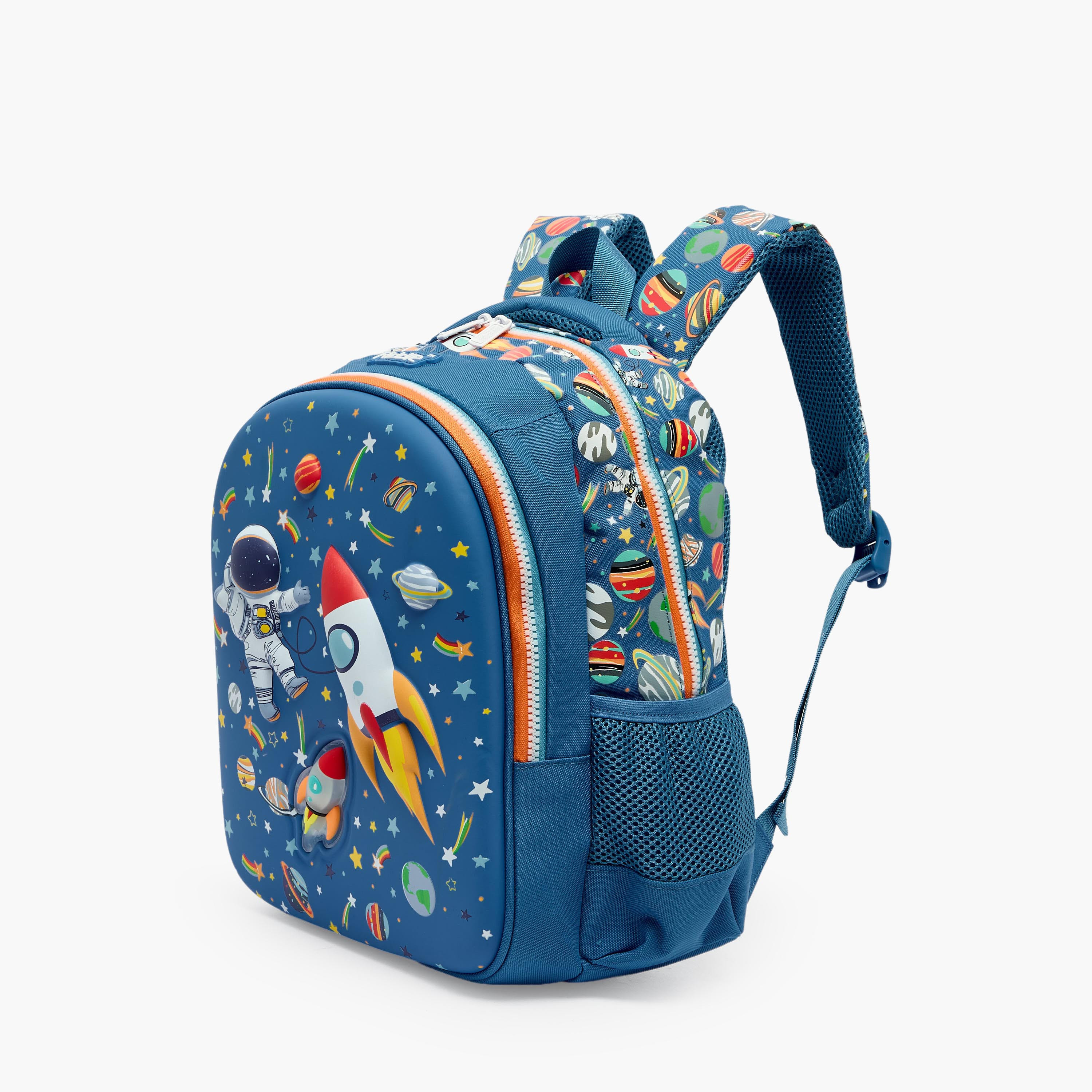 Riddle Astronaut Print Backpack for Boys 3-5 Years with Padded Shoulder Straps-school-bagsandbackpacks-backpacks-image-7