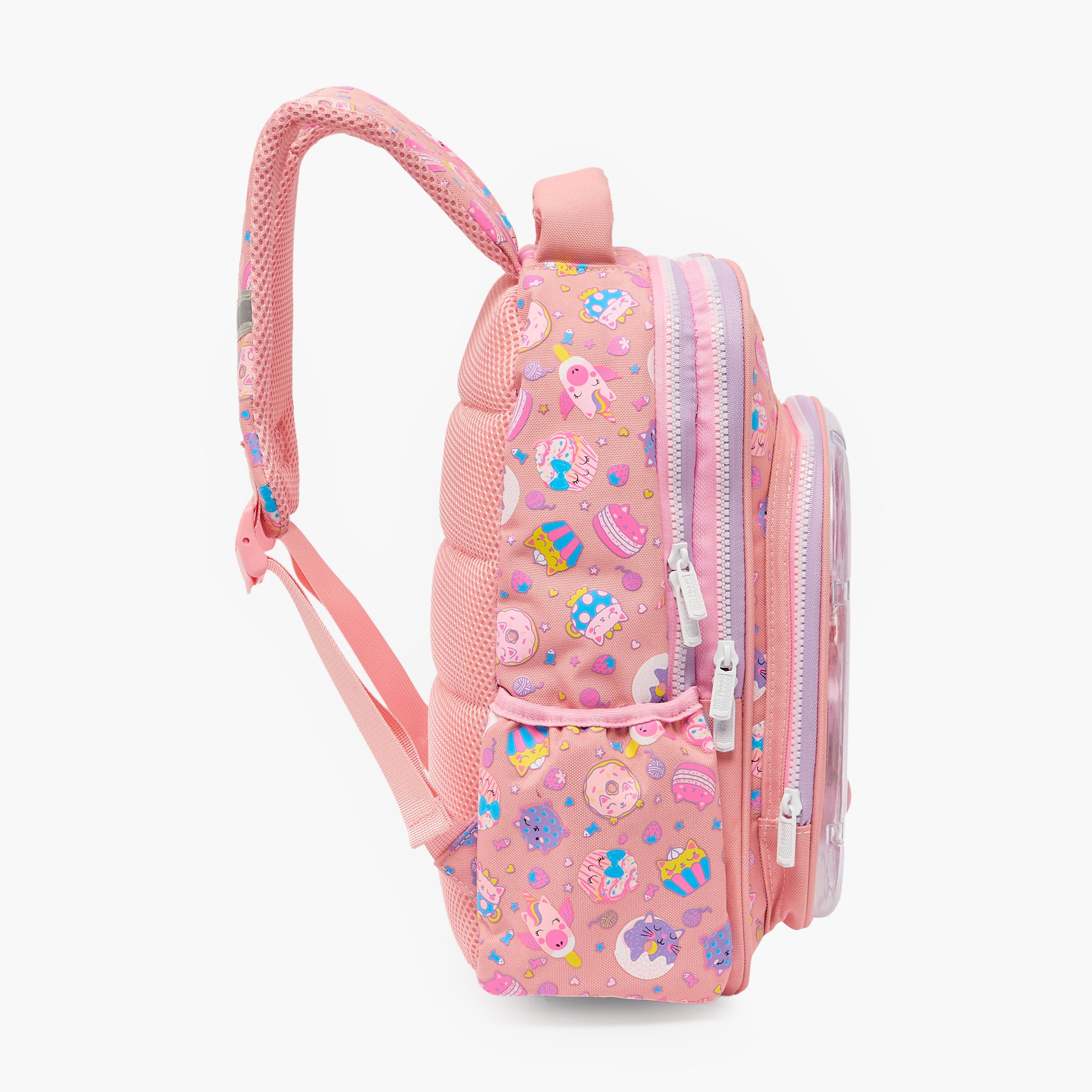 شنطة ظهر للبنات بطبعات للأعمار من 3 إلى 5 سنوات مع أحزمة كتف مبطنة من ريدل-school-bagsandbackpacks-backpacks-image-7