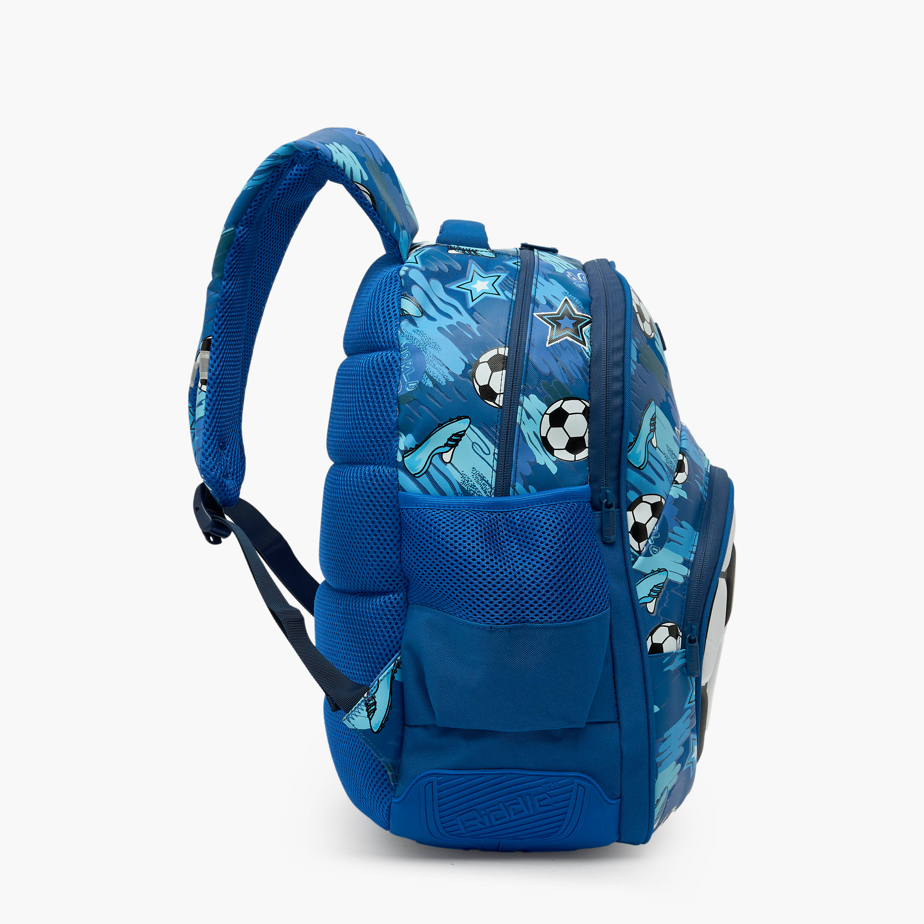 Riddle Football Print Backpack for Boys 5-8 Years with Padded Adjustable Straps-school-bagsandbackpacks-backpacks-image-7