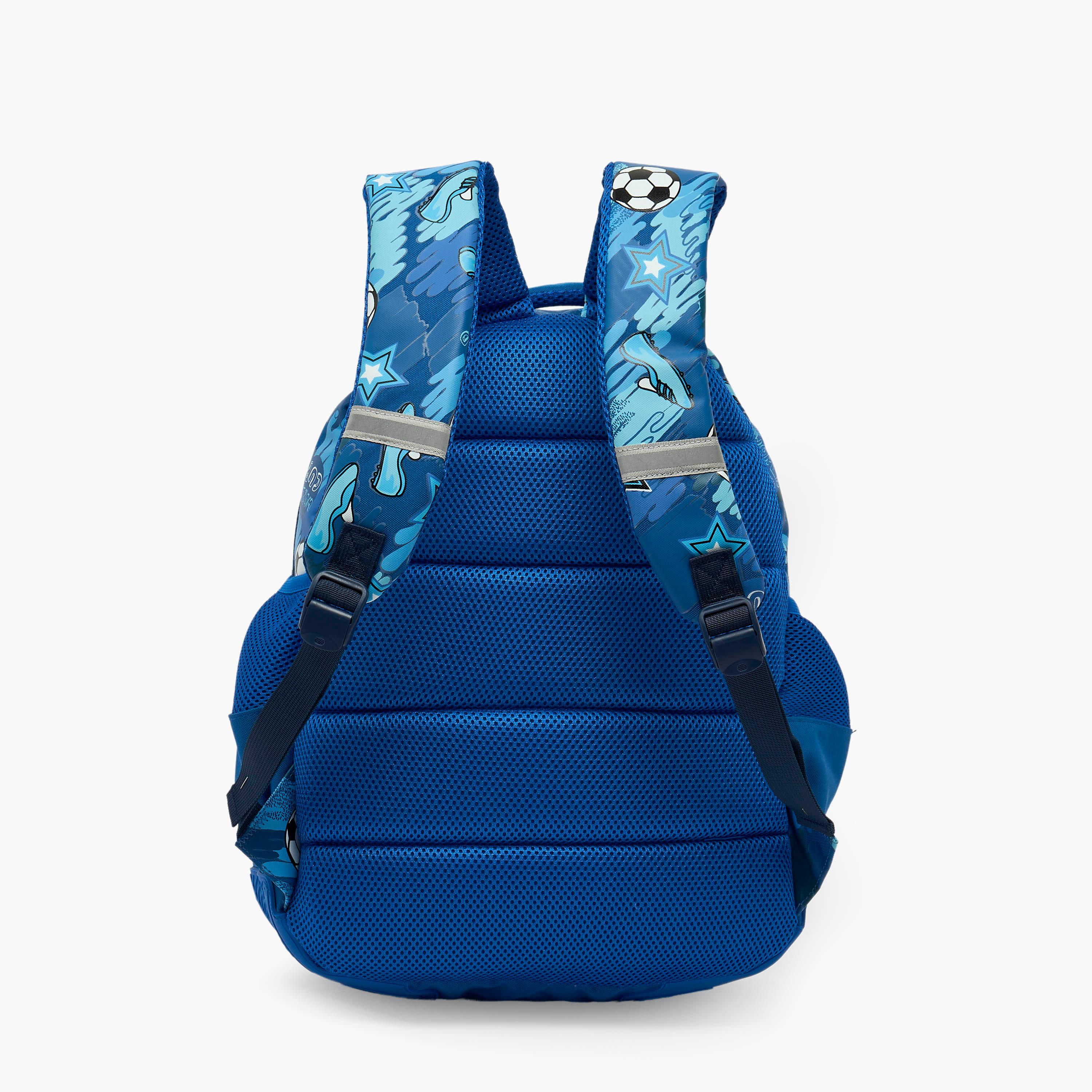 Riddle Football Print Backpack for Boys 5-8 Years with Padded Adjustable Straps-school-bagsandbackpacks-backpacks-image-8