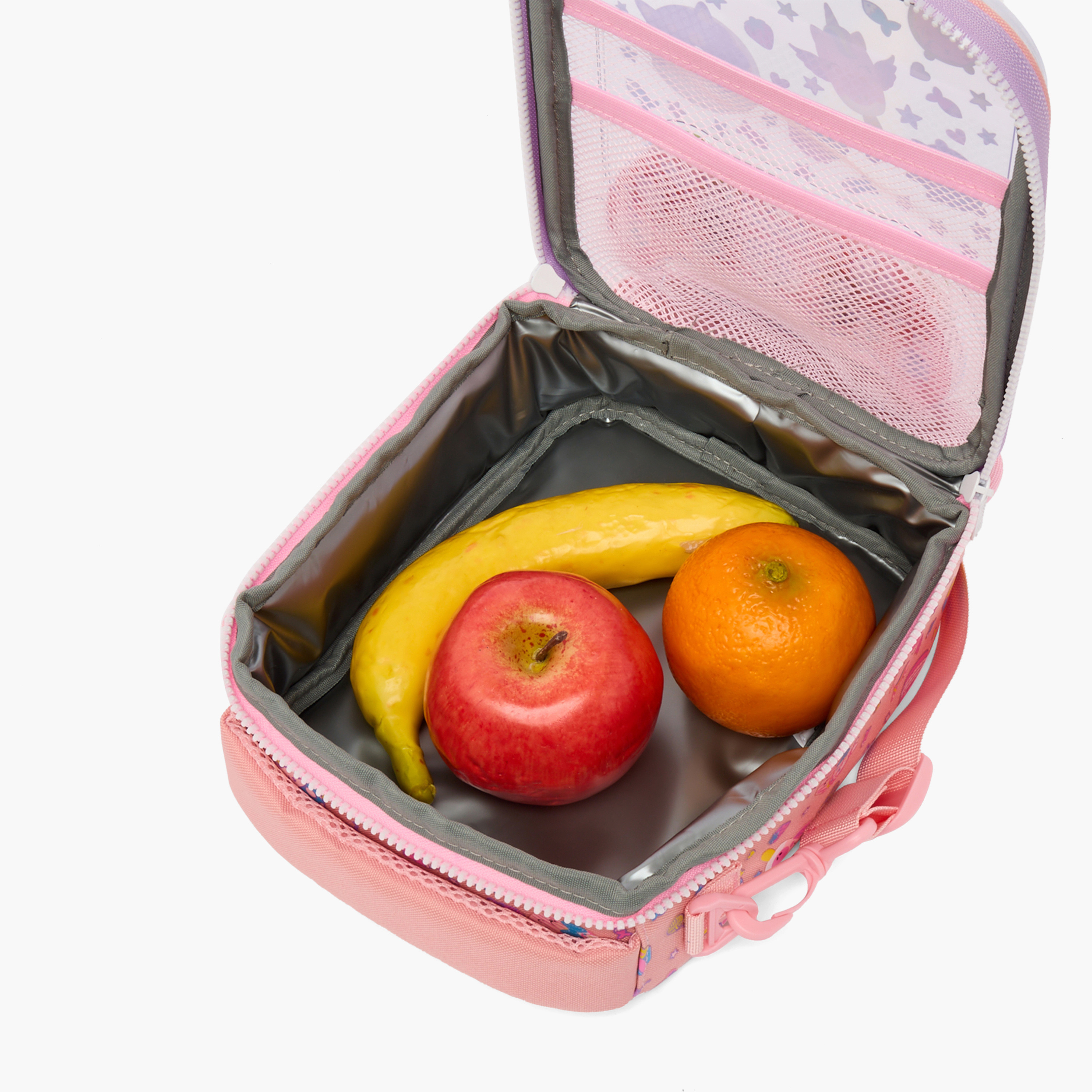 Riddle Game Controller Accent Lunch Bag for Girls 5-8 Years with Detachable Strap-school-lunchessentials-lunchbags-image-4