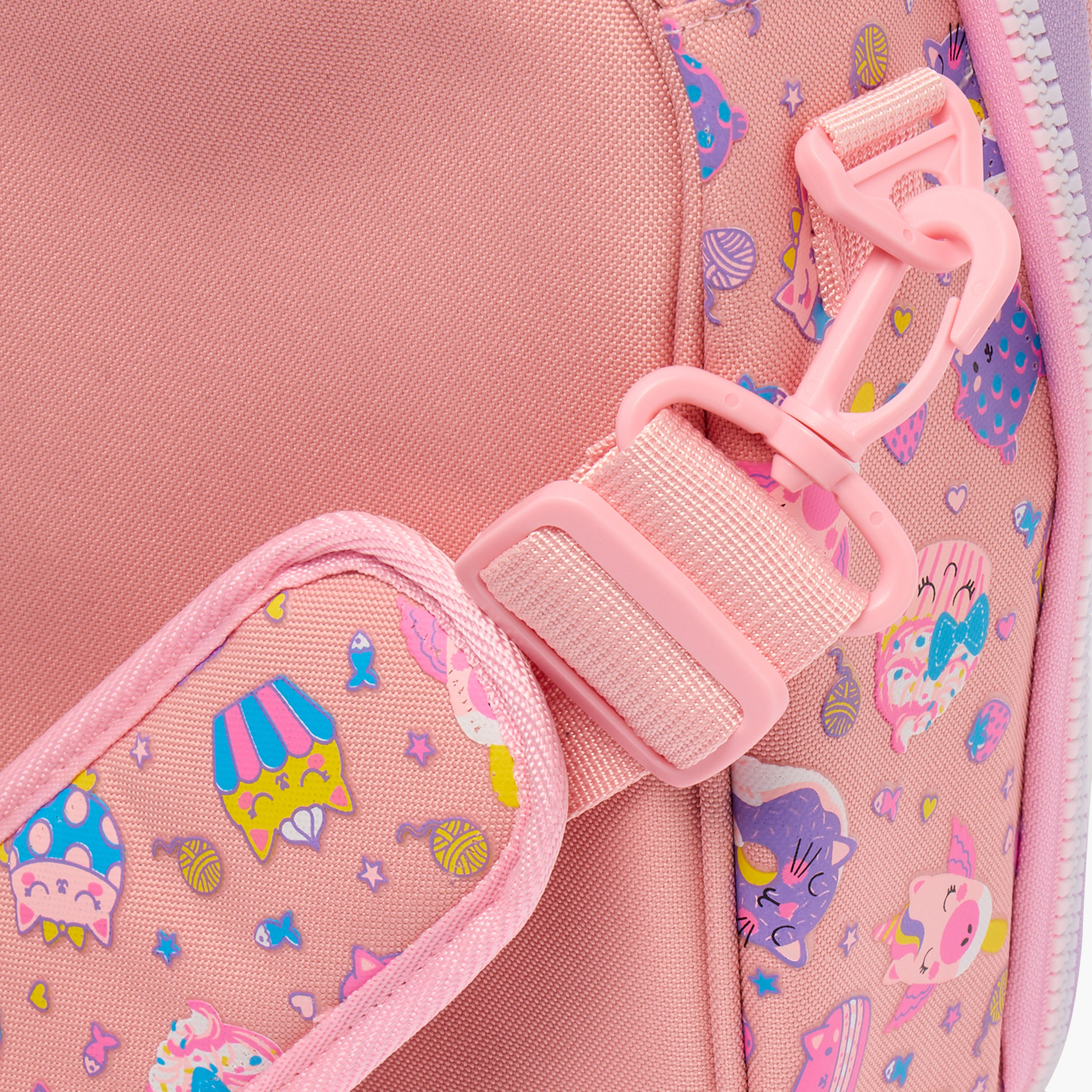 Riddle Game Controller Accent Lunch Bag for Girls 5-8 Years with Detachable Strap-school-lunchessentials-lunchbags-image-5