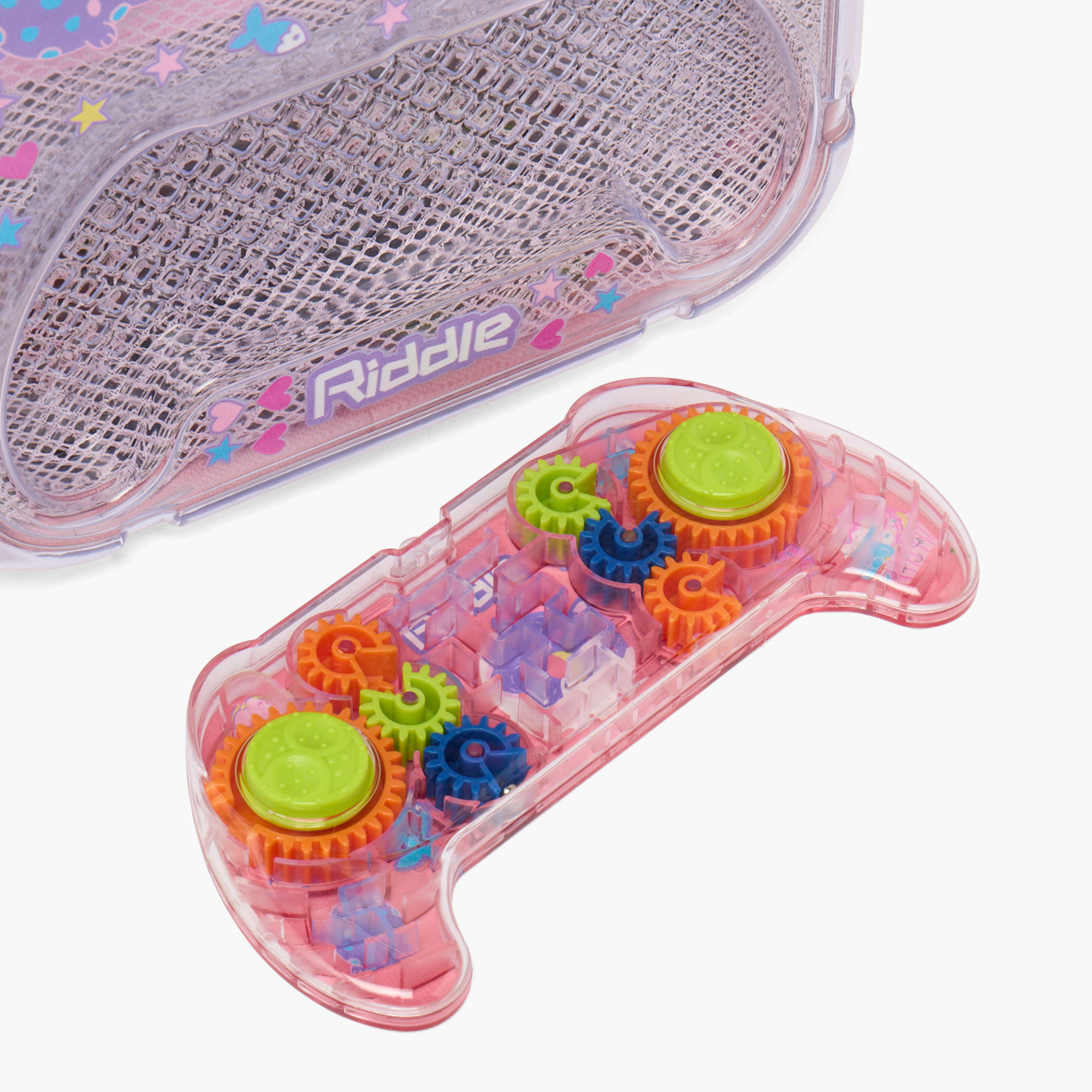 Riddle Game Controller Accent Lunch Bag for Girls 5-8 Years with Detachable Strap-school-lunchessentials-lunchbags-image-8