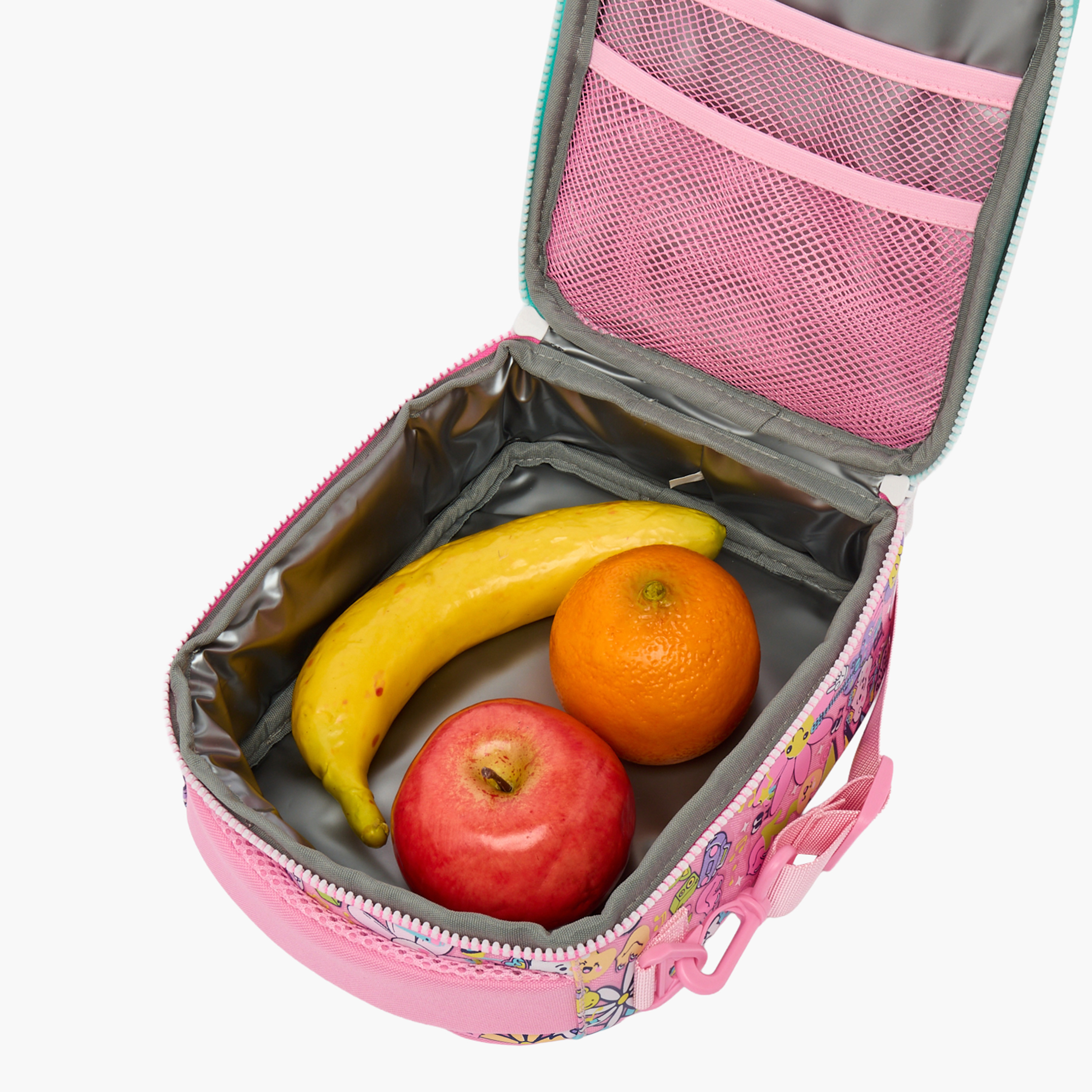 شنطة غداء بحزام قابل للفصل وتزيينات زهرية للبنات بعمر 5-8 سنوات من ريدل-school-lunchessentials-lunchbags-image-4