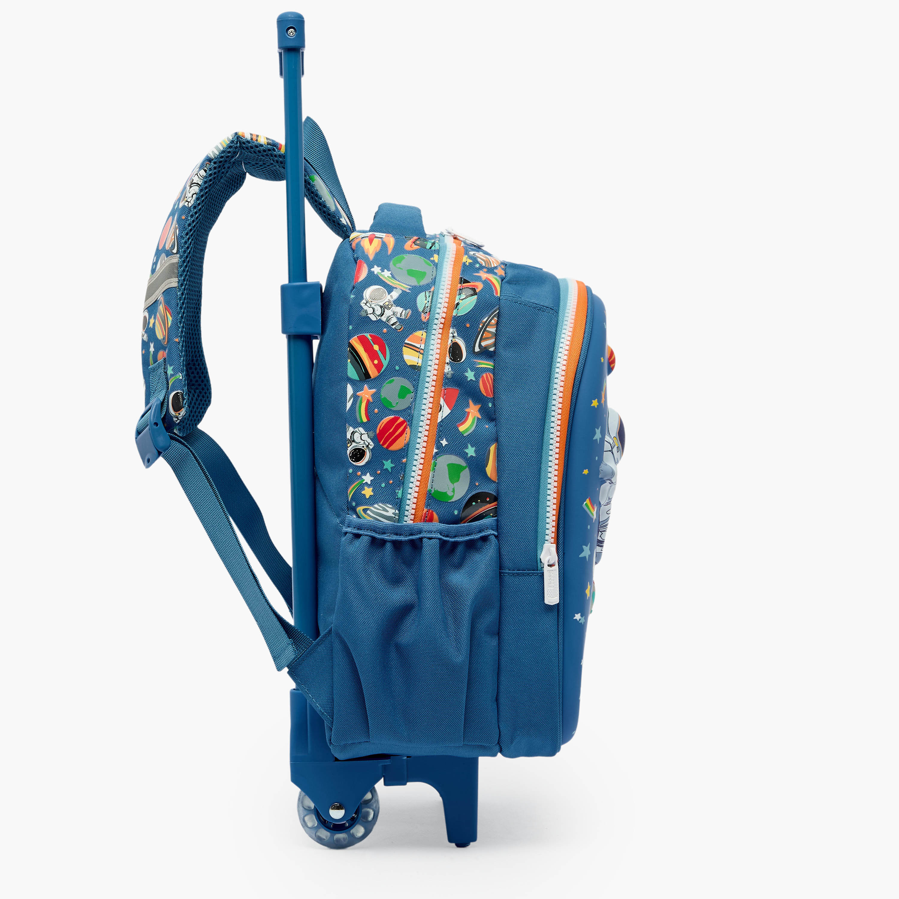 Riddle Astronaut Print Trolley Bag for Boys 3-5 Years with Retractable Handle-school-bagsandbackpacks-trolleybags-image-9