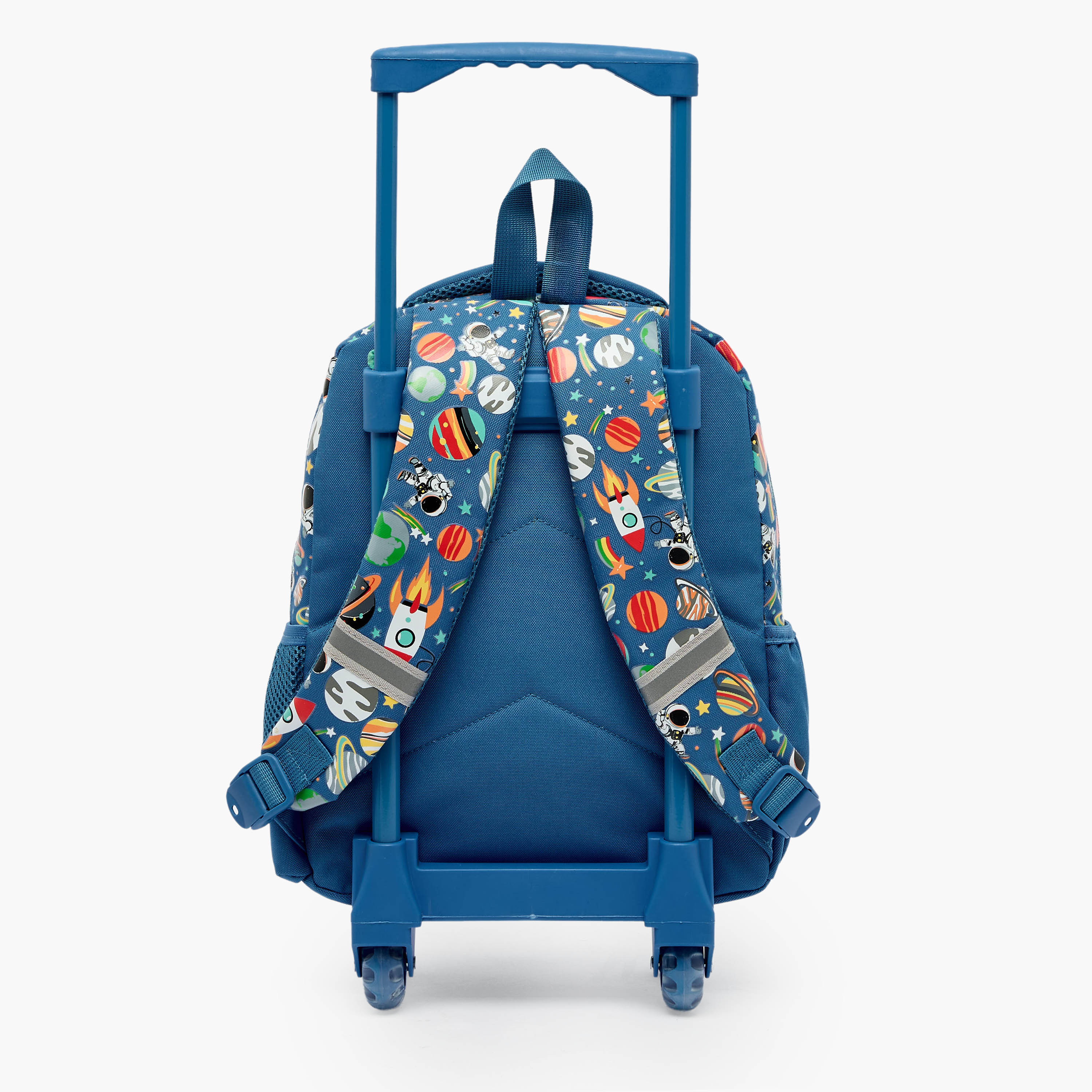 Riddle Astronaut Print Trolley Bag for Boys 3-5 Years with Retractable Handle-school-bagsandbackpacks-trolleybags-image-10