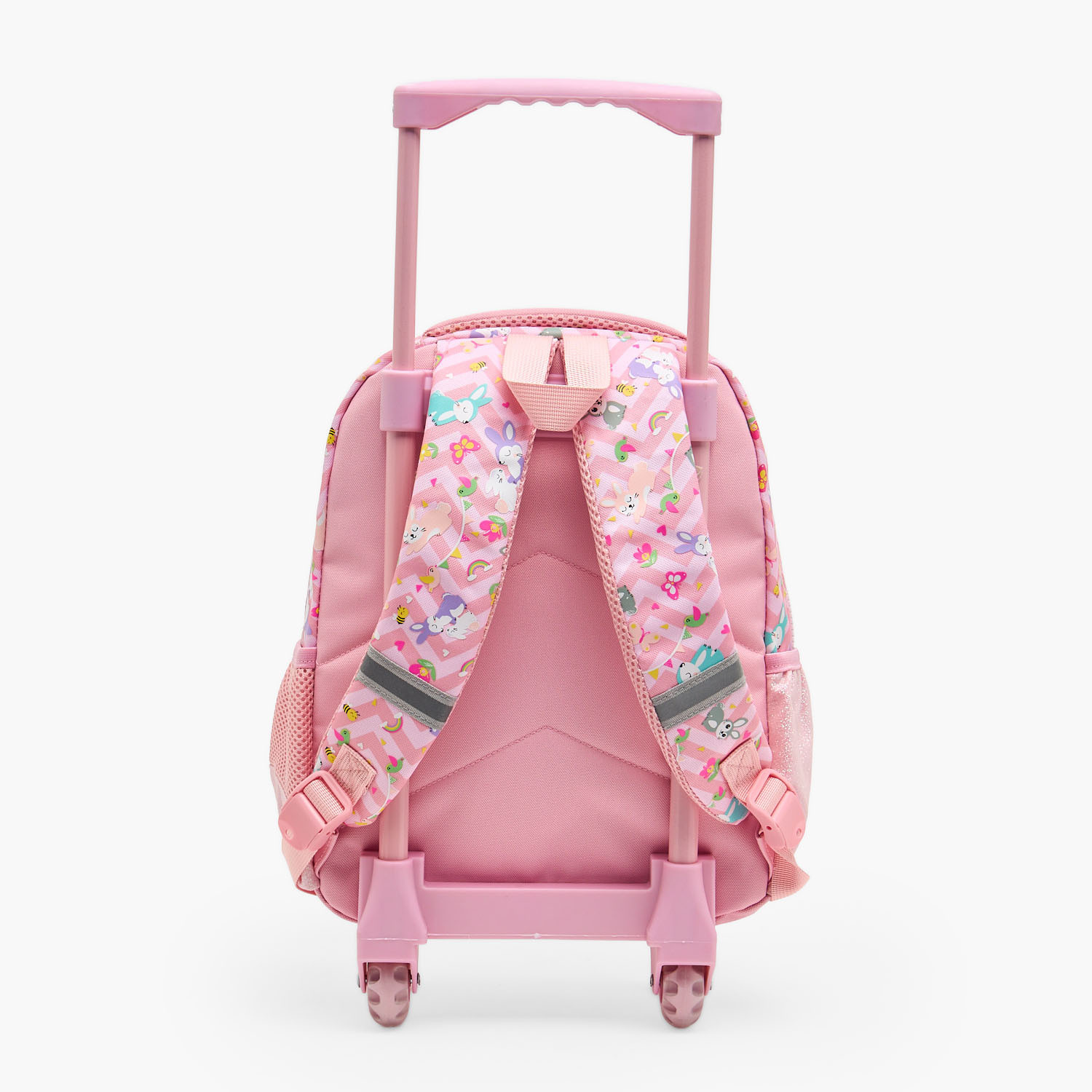 شنطة ترولي بأذني أرنب للبنات من 2-5 سنوات مع قسم لابتوب من ريدل - 14 بوصة-school-bagsandbackpacks-trolleybags-image-10