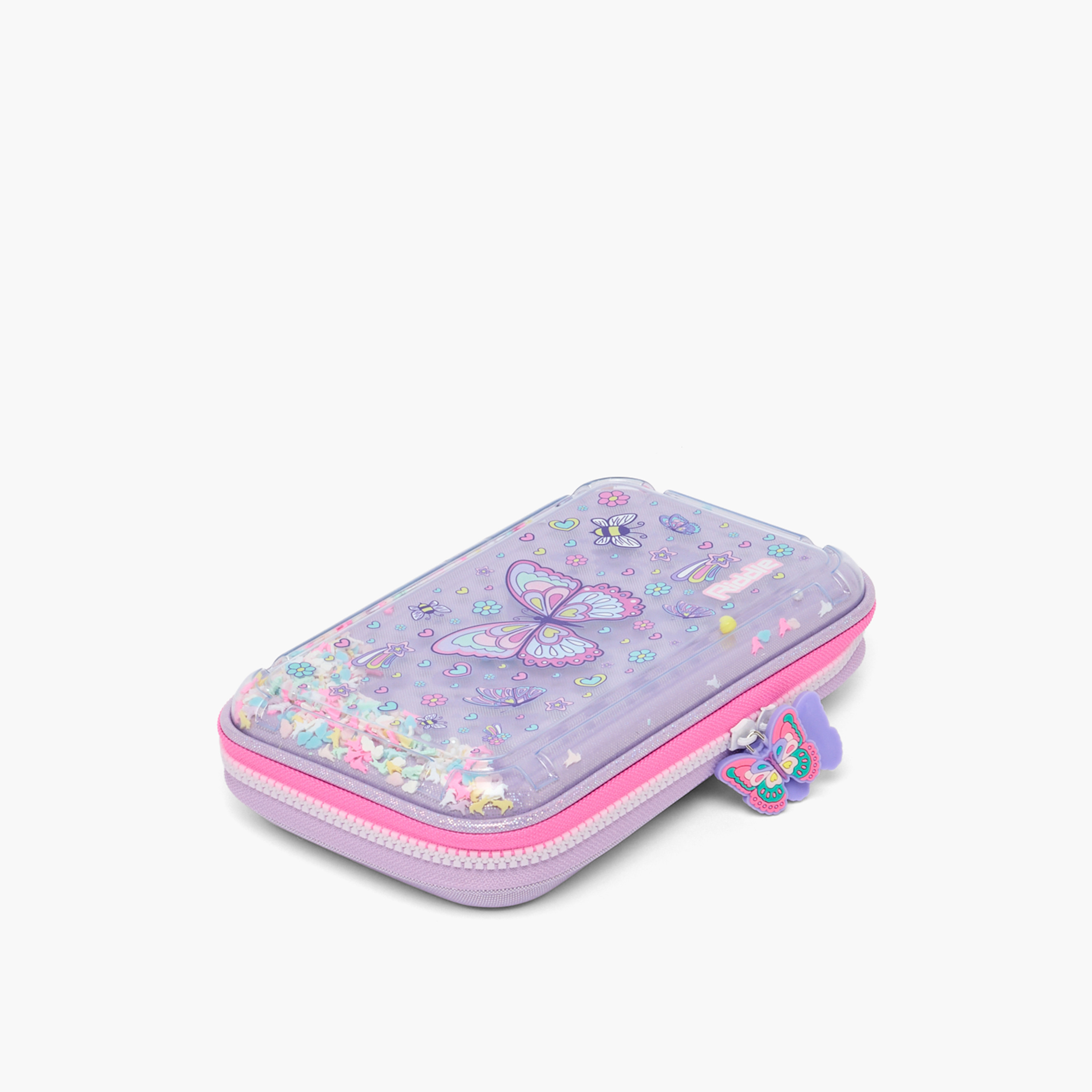 مقلمة بطبعات مع سحاب إغلاق من ريدل-school-stationery-pencilcases-image-4