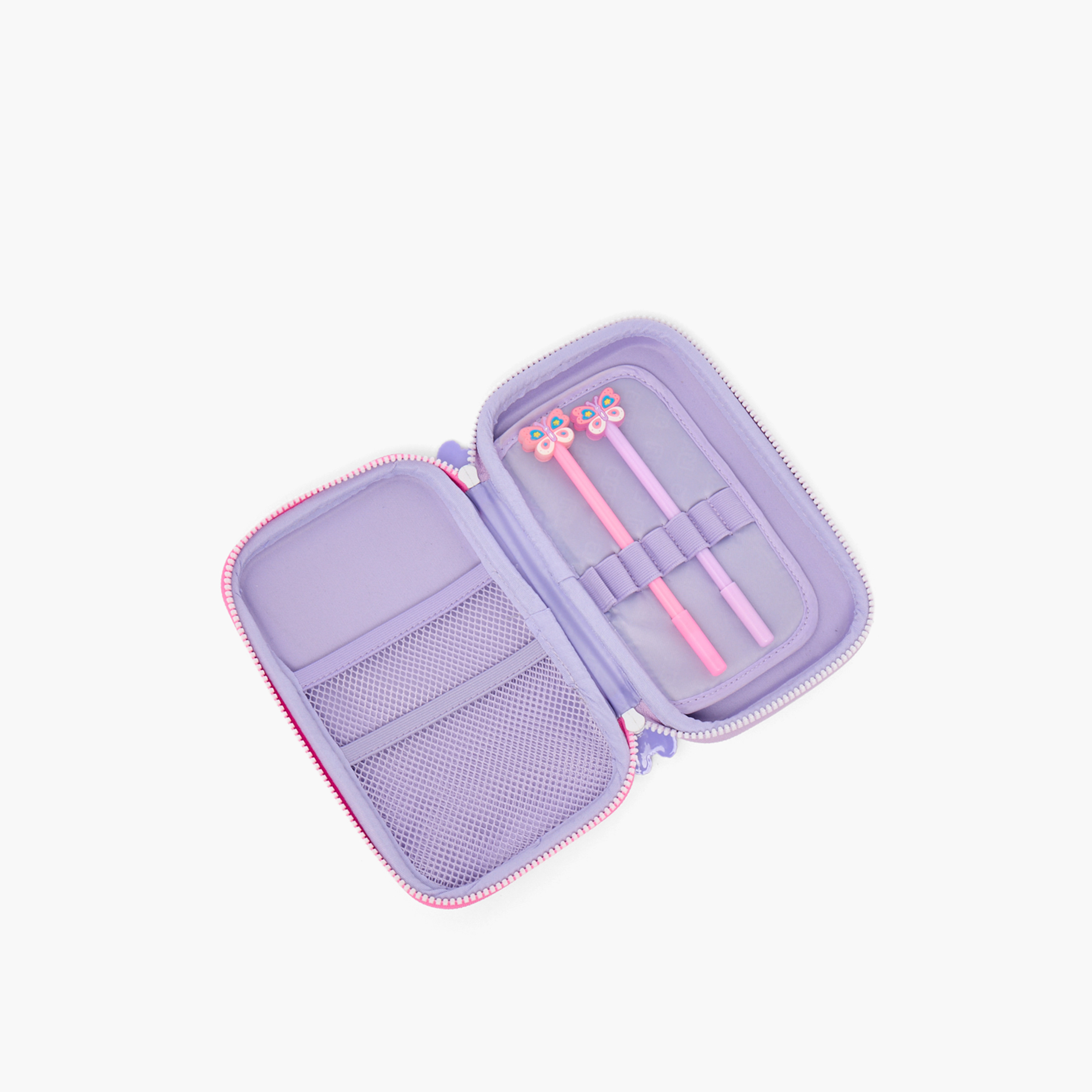 مقلمة بطبعات مع سحاب إغلاق من ريدل-school-stationery-pencilcases-image-8
