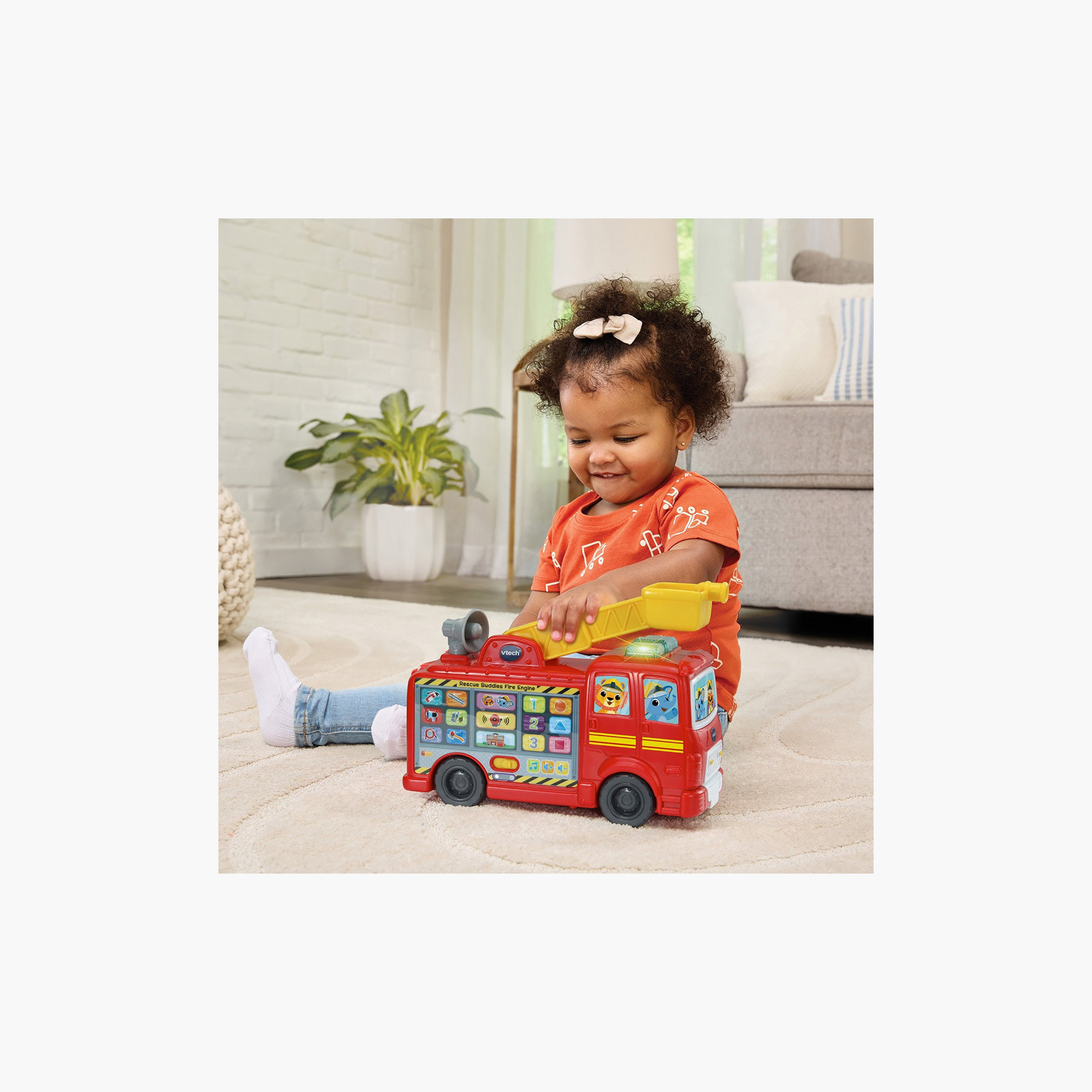 Vtech Rescue Buddies Fire Engine Truck-toys-outdoor-bikesandrideons-manualrideons-image-4