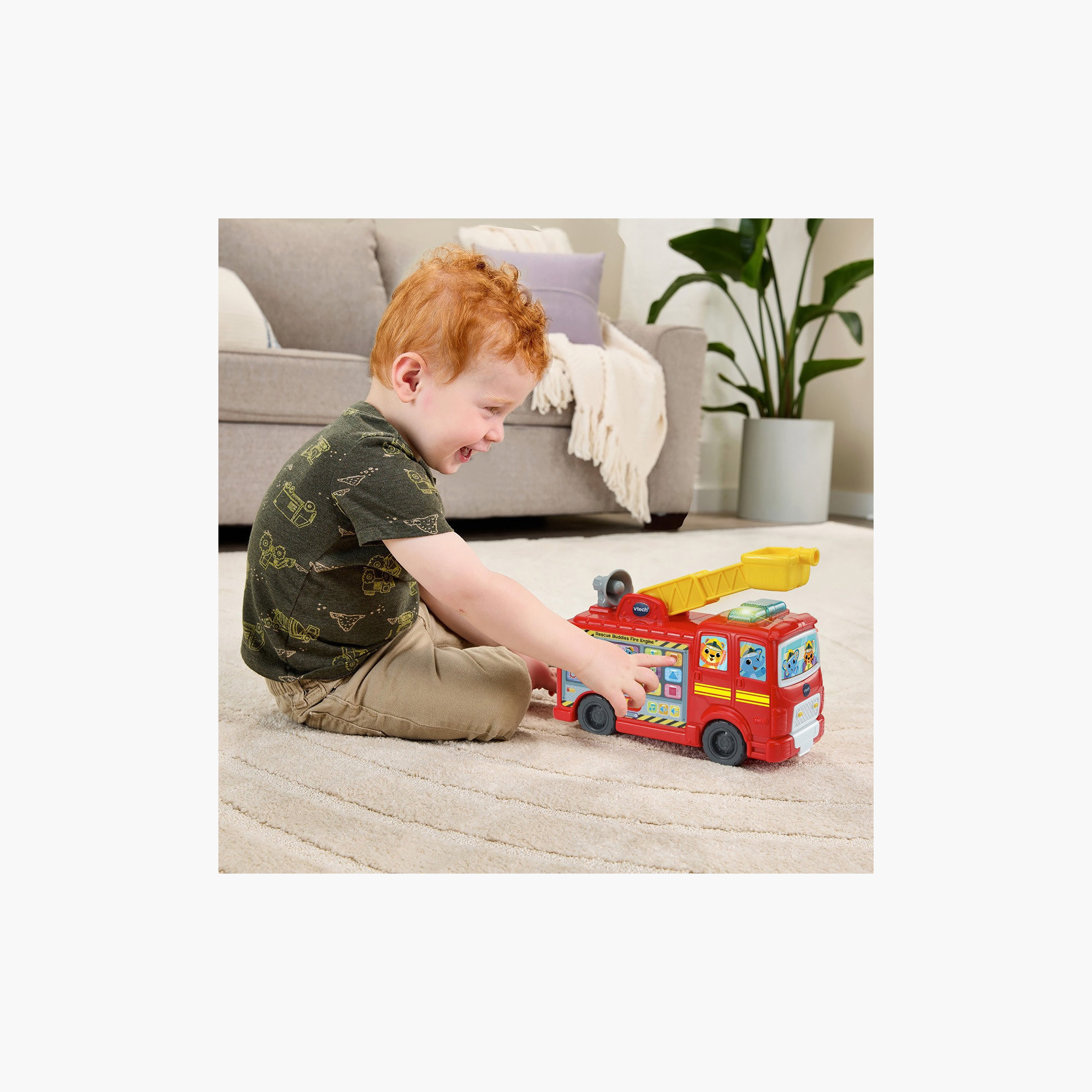 Vtech Rescue Buddies Fire Engine Truck-toys-outdoor-bikesandrideons-manualrideons-image-5