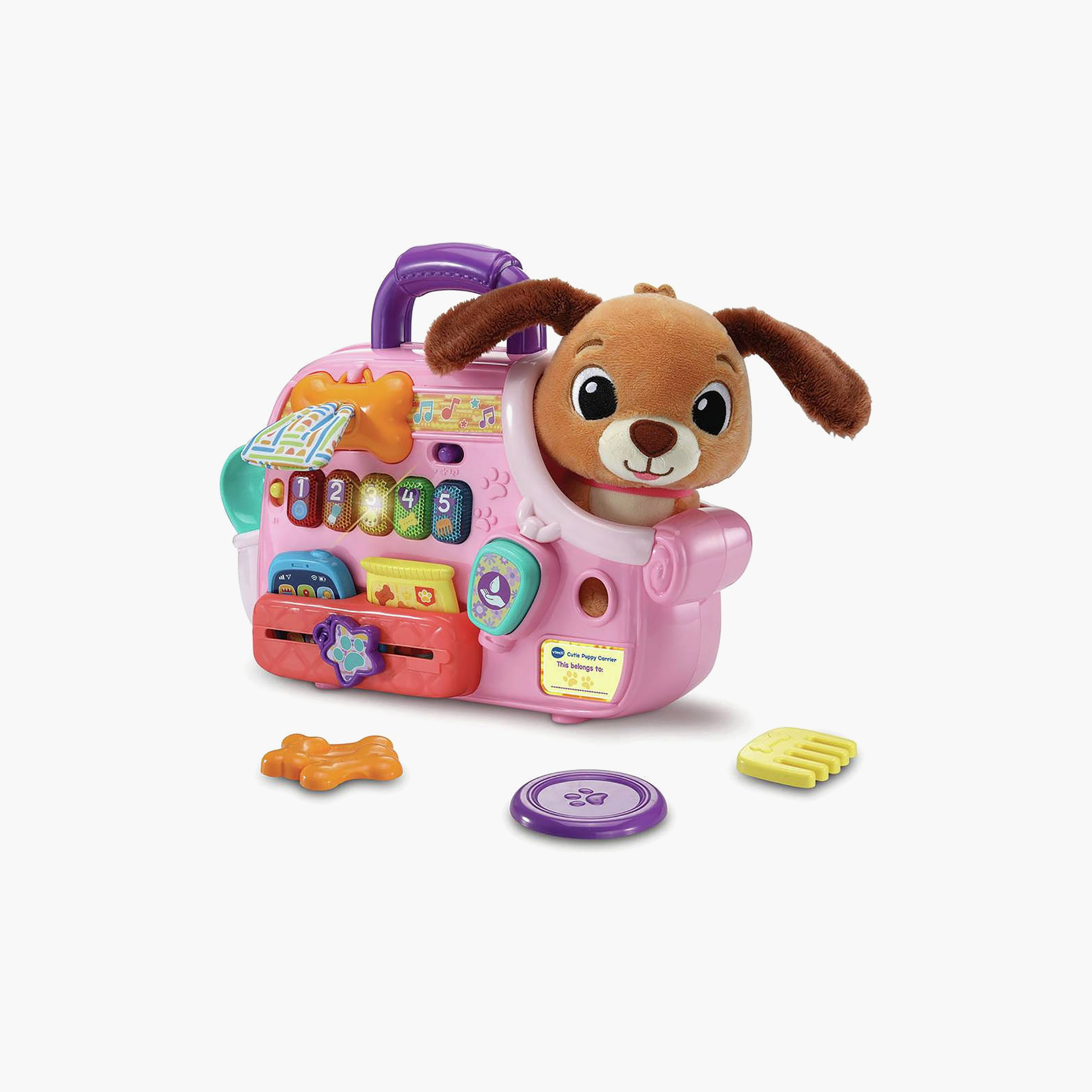 Vtech Cutie Puppy Carrier with Light & Music-toys-babyandtoddlertoys-learningtoys-image-1
