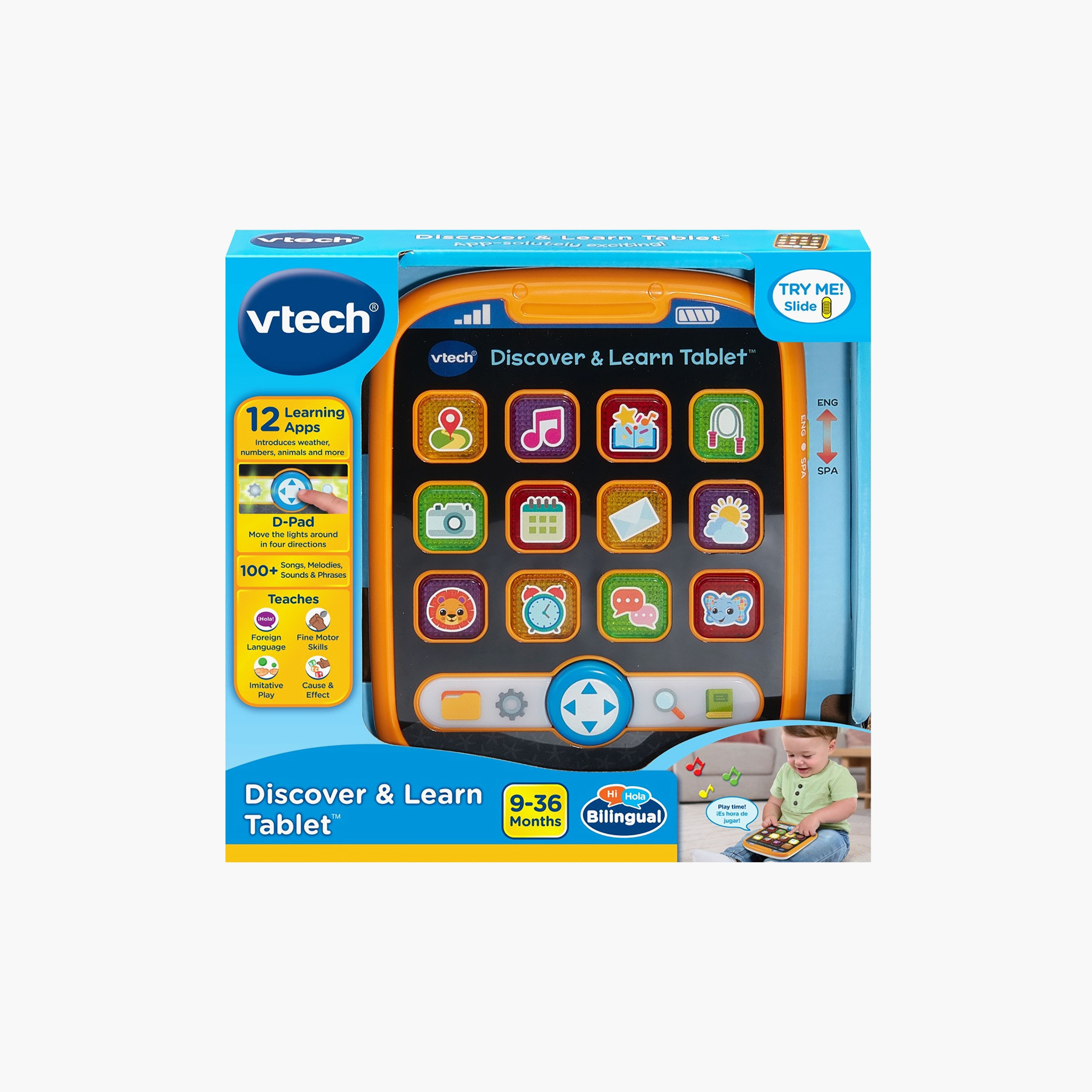 Vtech Discover & Learn Tablet with Games & Music-toys-babyandtoddlertoys-learningtoys-image-4