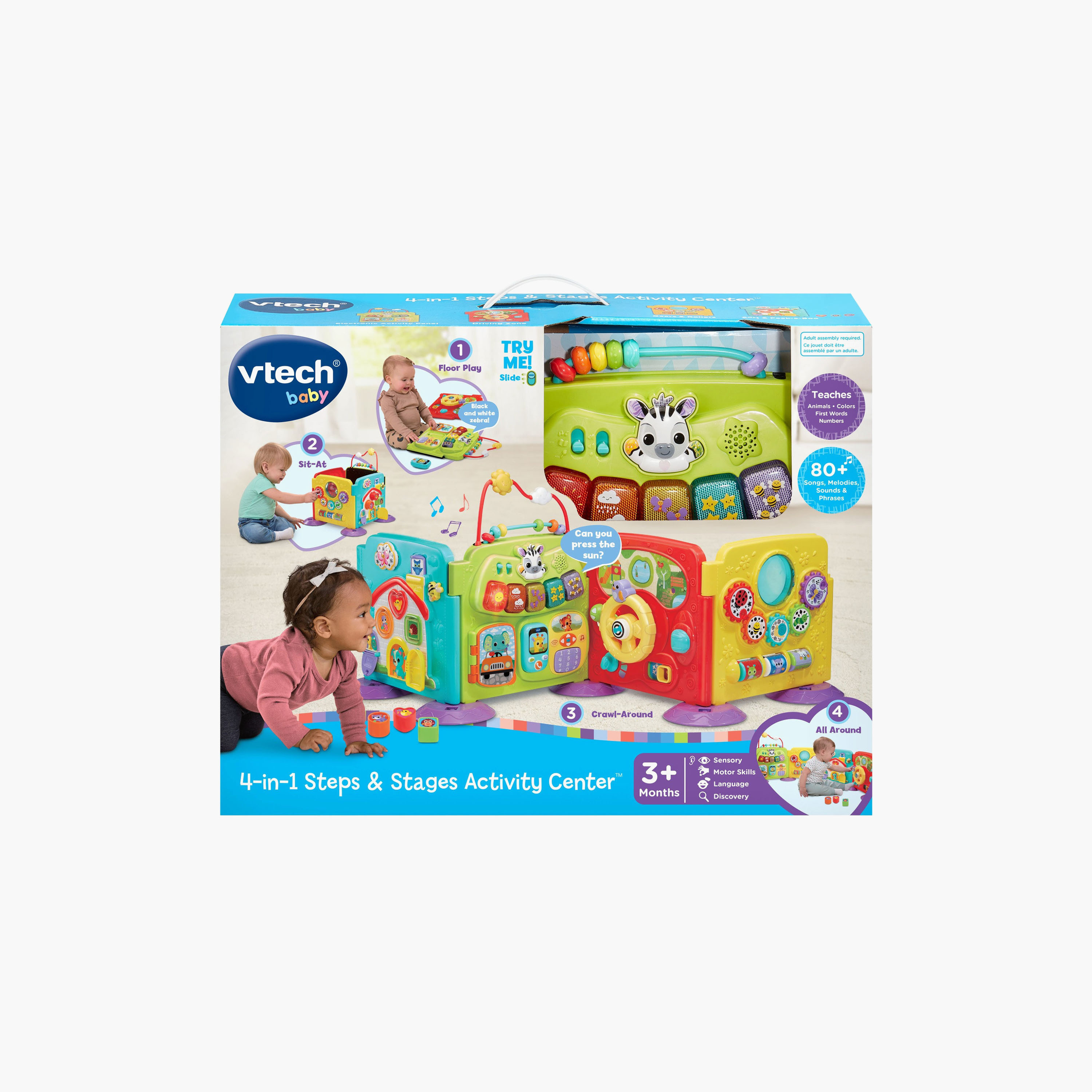 Vtech 4-In-1 Baby Steps & Stages Activity Centre-toys-babyandtoddlertoys-lightsandmusicaltoys-image-3