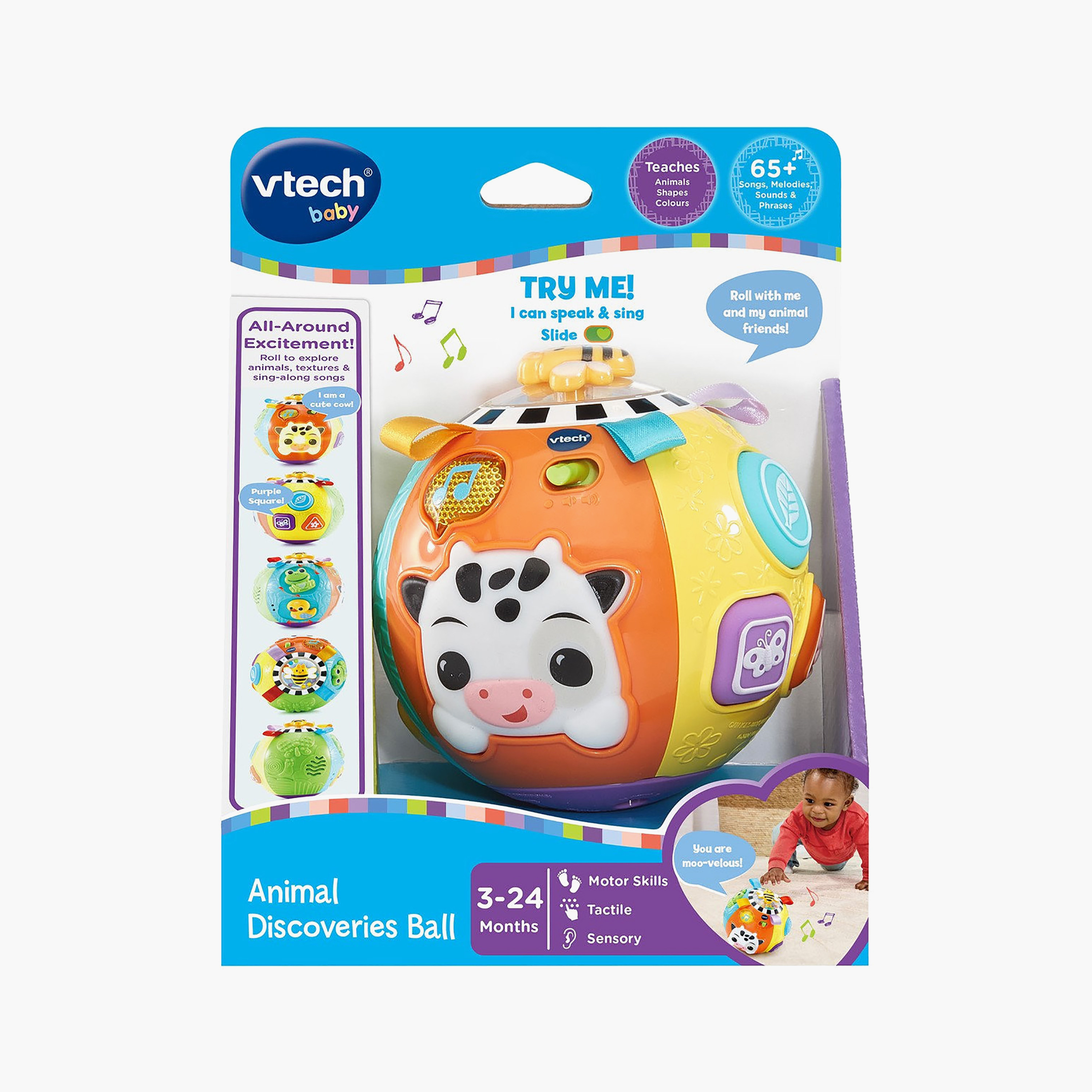 Vtech Animal Discoveries Ball with Light & Music-toys-babyandtoddlertoys-learningtoys-image-2