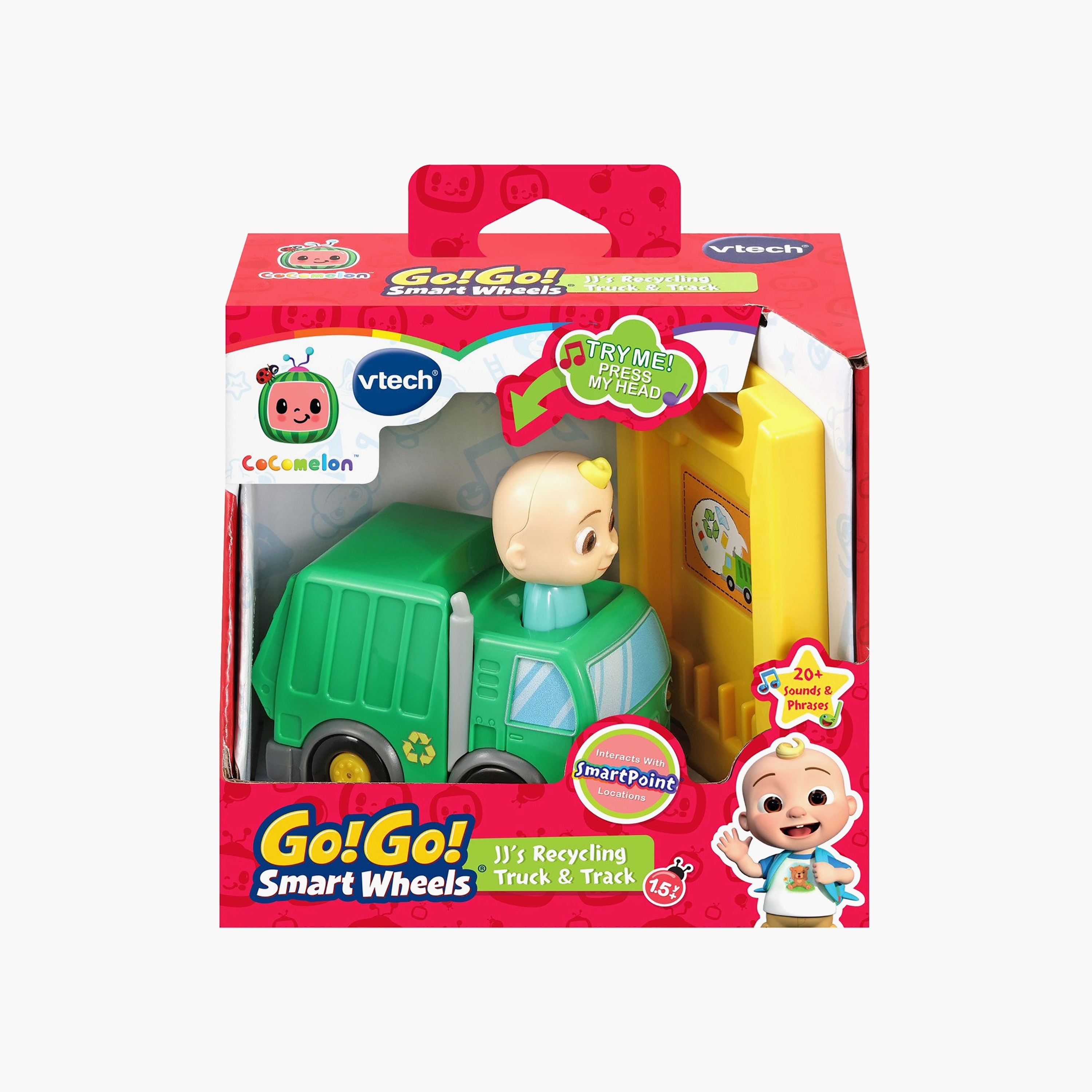 Vtech Go Go Smart Wheels JJ’s Recycling Truck & Track Set-toys-playvehicles-racetracks-image-8