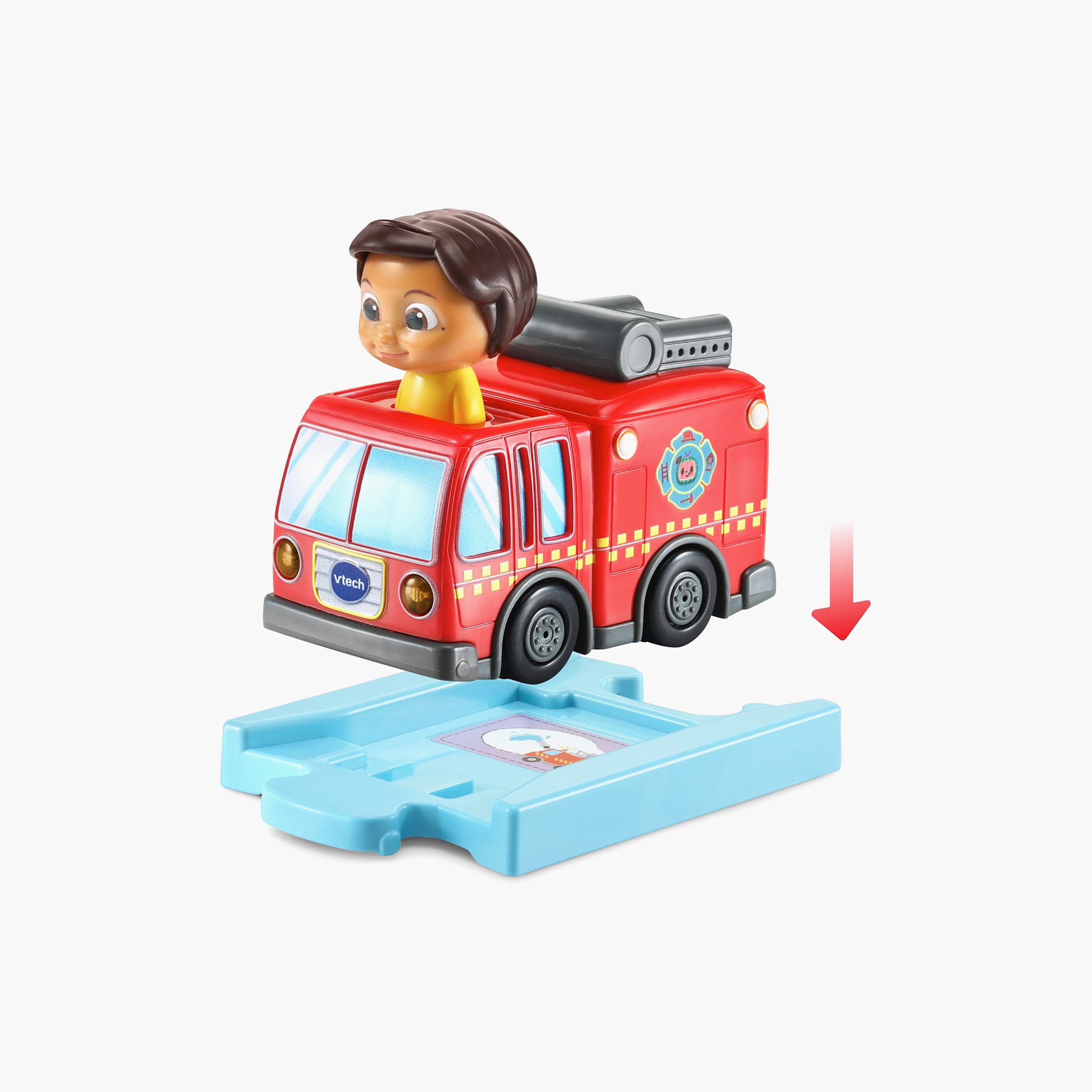 Vtech Go Go Smart Wheels Nina's Fire Truck & Track Set-toys-playvehicles-racetracks-image-2