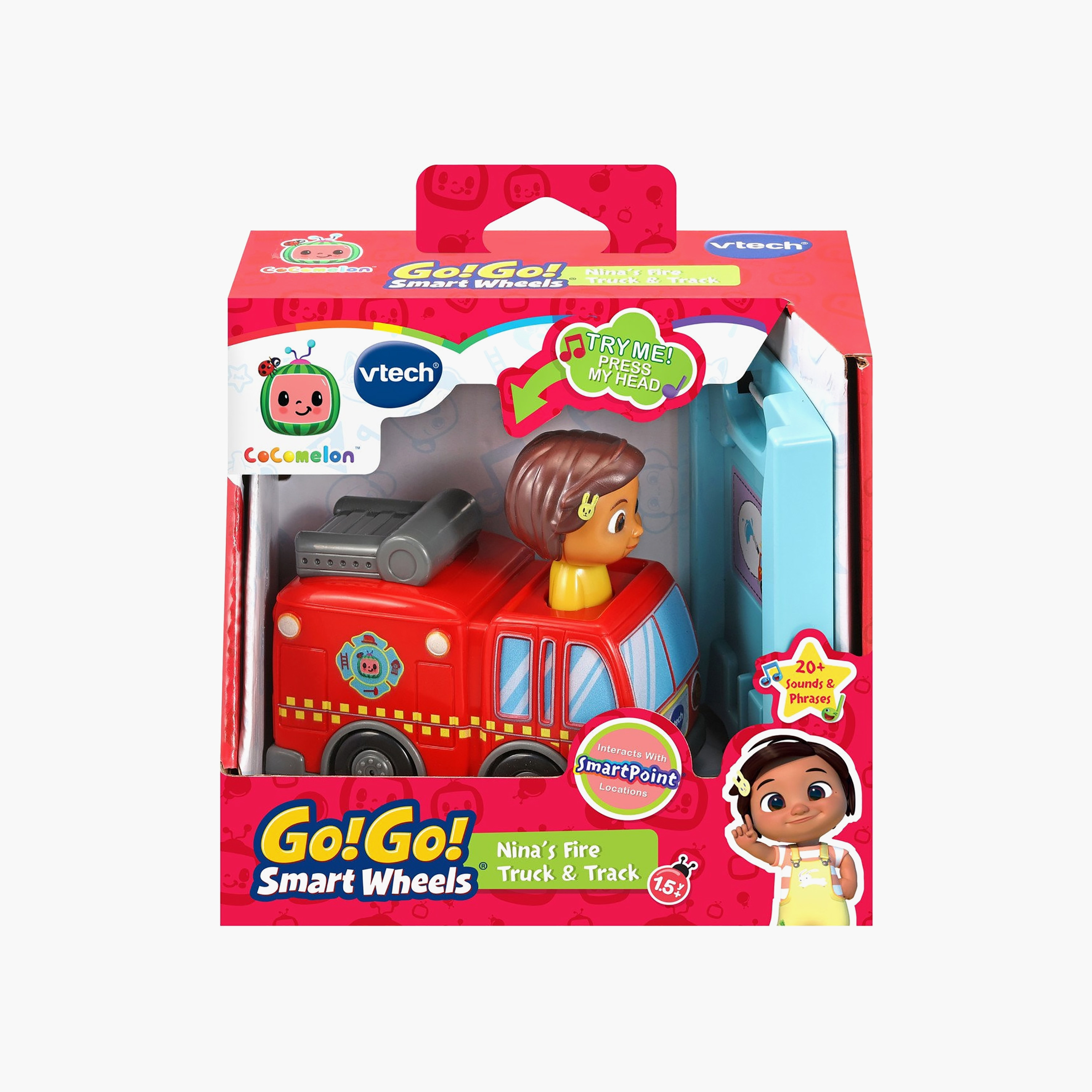 Vtech Go Go Smart Wheels Nina's Fire Truck & Track Set-toys-playvehicles-racetracks-image-8