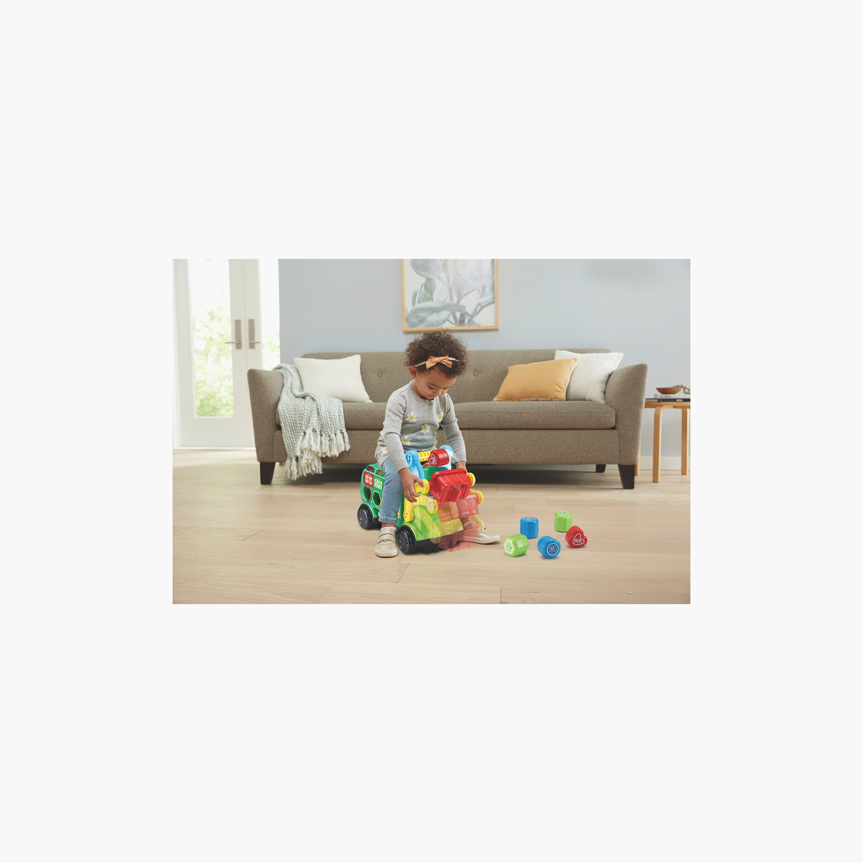 Vtech Ride & Go Recycling Truck with Blocks-toys-outdoor-bikesandrideons-manualrideons-image-6