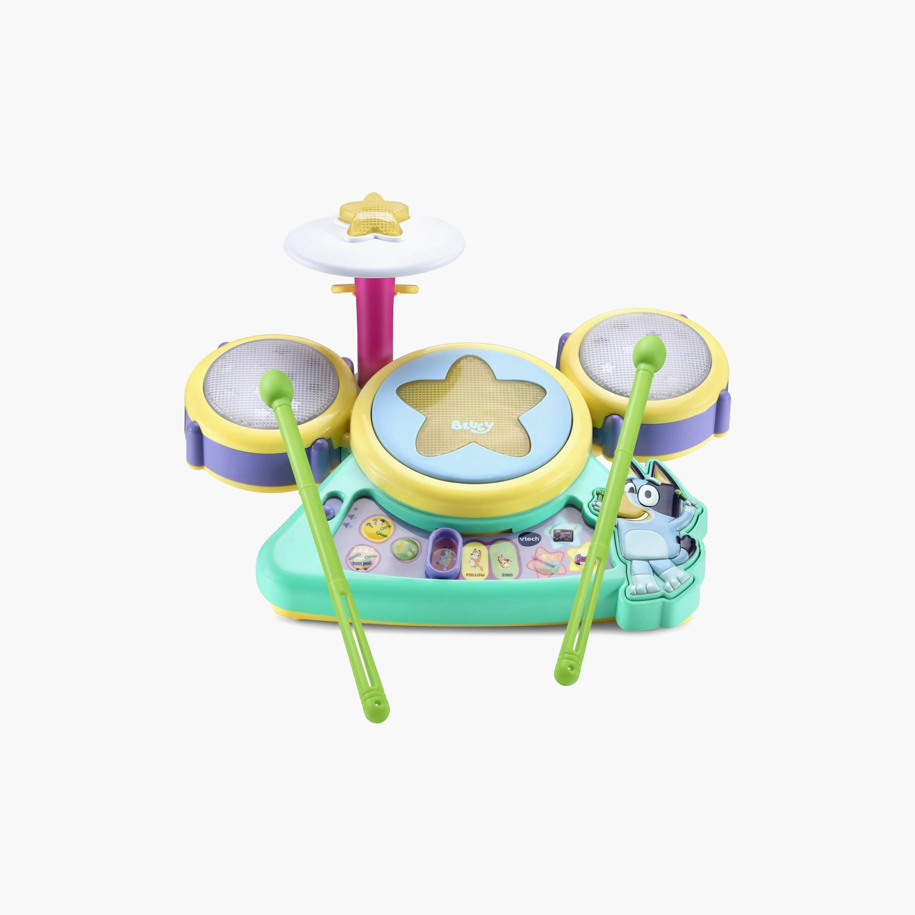 طقم طبول "هوراي" من في تك-toys-babyandtoddlertoys-lightsandmusicaltoys-image-3