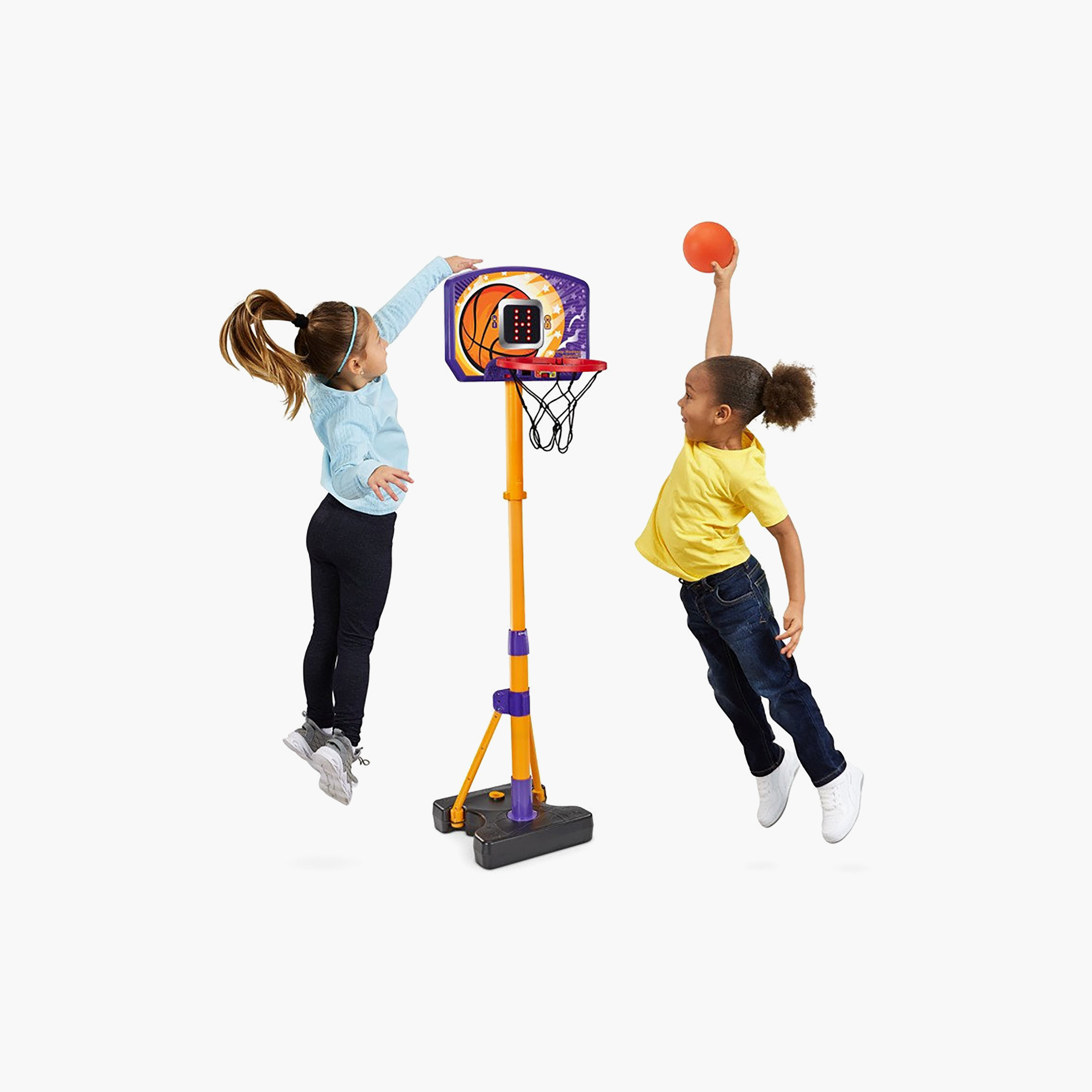 لعبة كرة السلة "هوب مادنس" مع لوحة تسجيل إلكترونية من في تك-toys-outdoor-activity-image-3